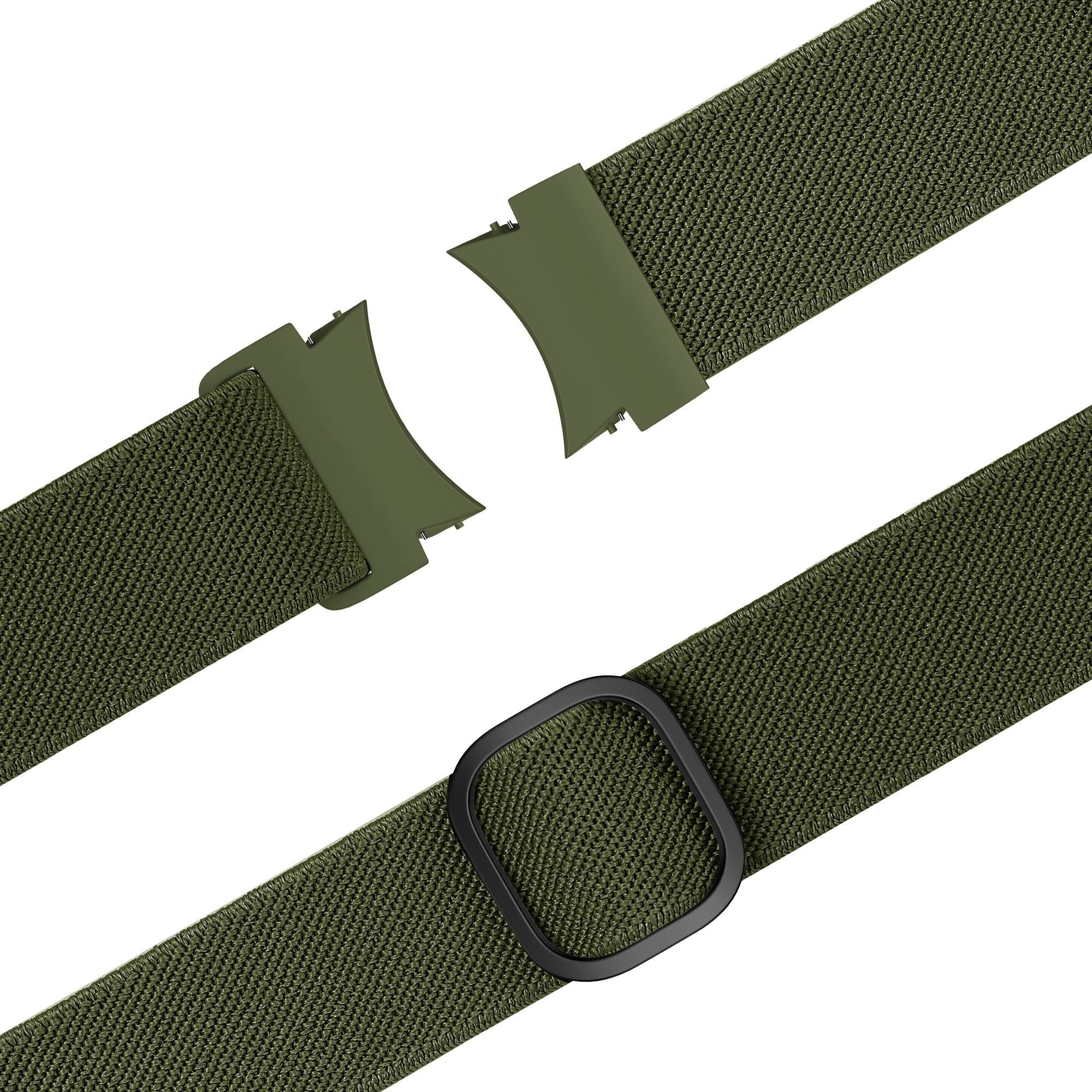 Bandz Samsung Galaxy Watch 4 Classic 46mm elastische band 'Easy fit' (groen)
