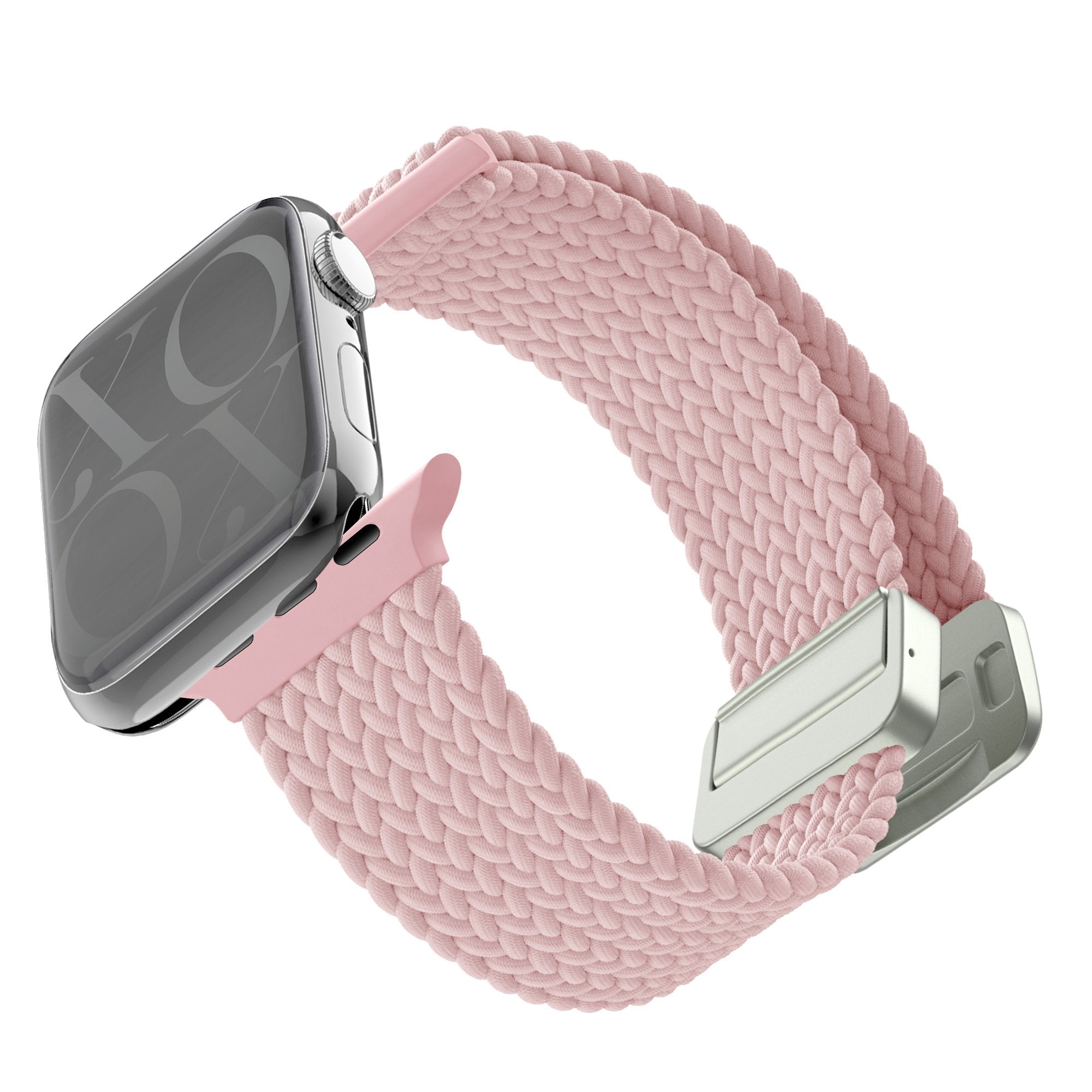 xoxo Wildhearts Apple Watch braided bandje (roze)