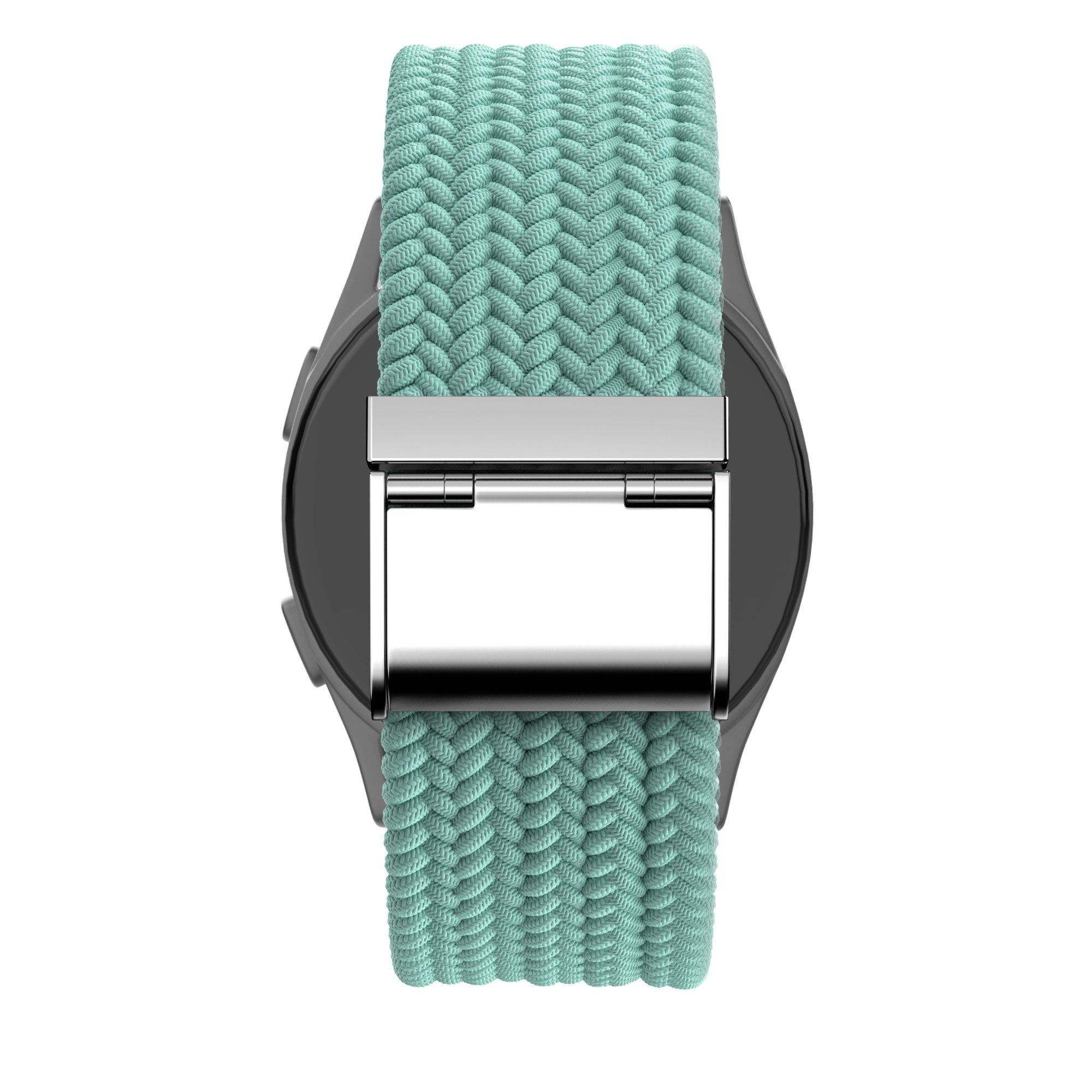Bandz Amazfit Active 2 gevlochten nylon band (turquoise)