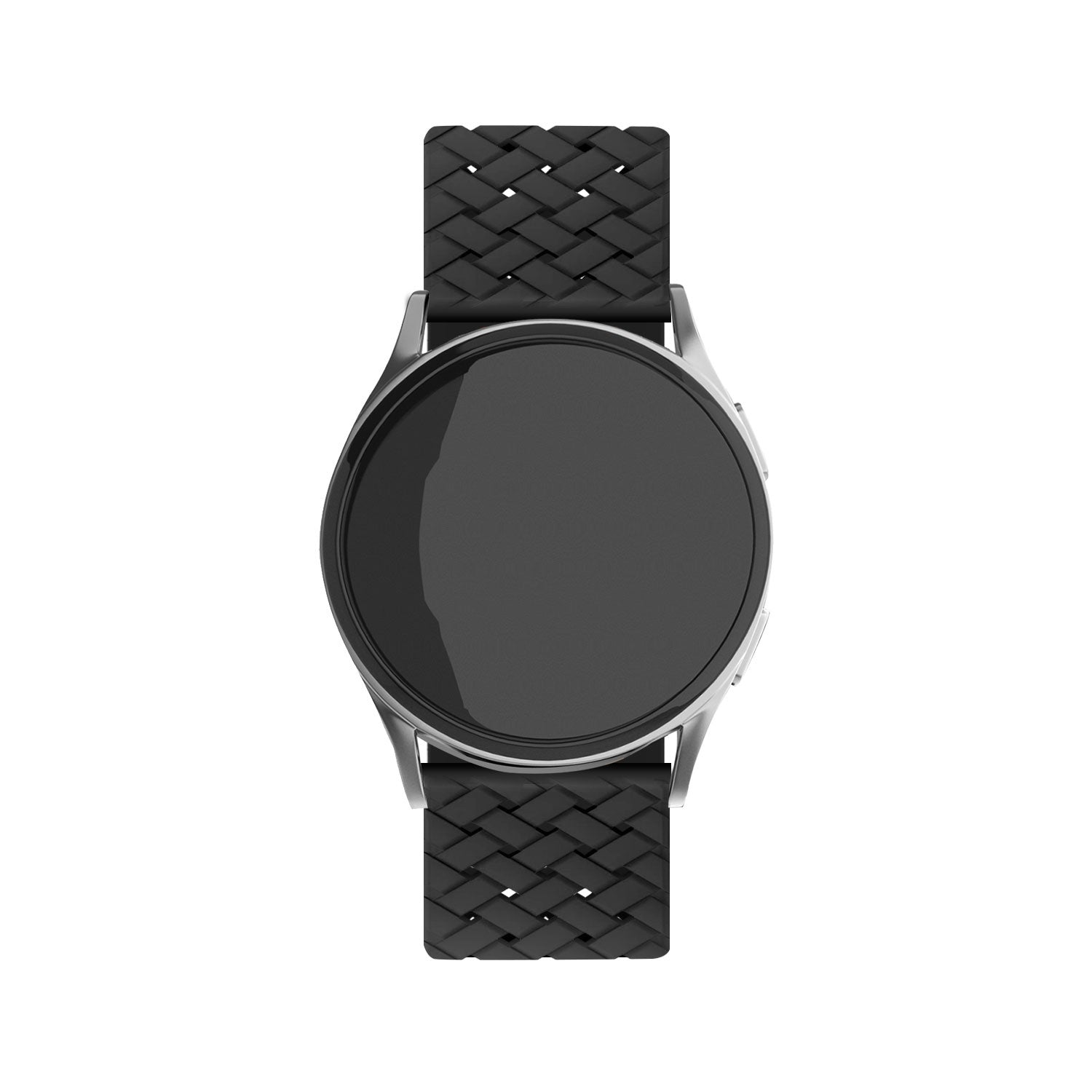 Withings Steel HR Sport gevlochten siliconen bandje (zwart)