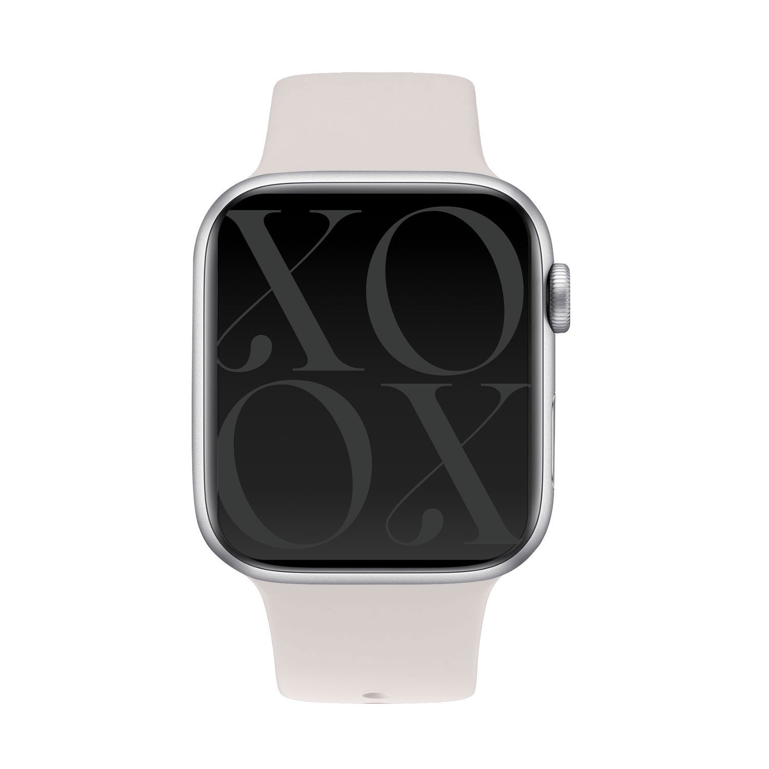xoxo Wildhearts Apple Watch siliconen bandje (beige)