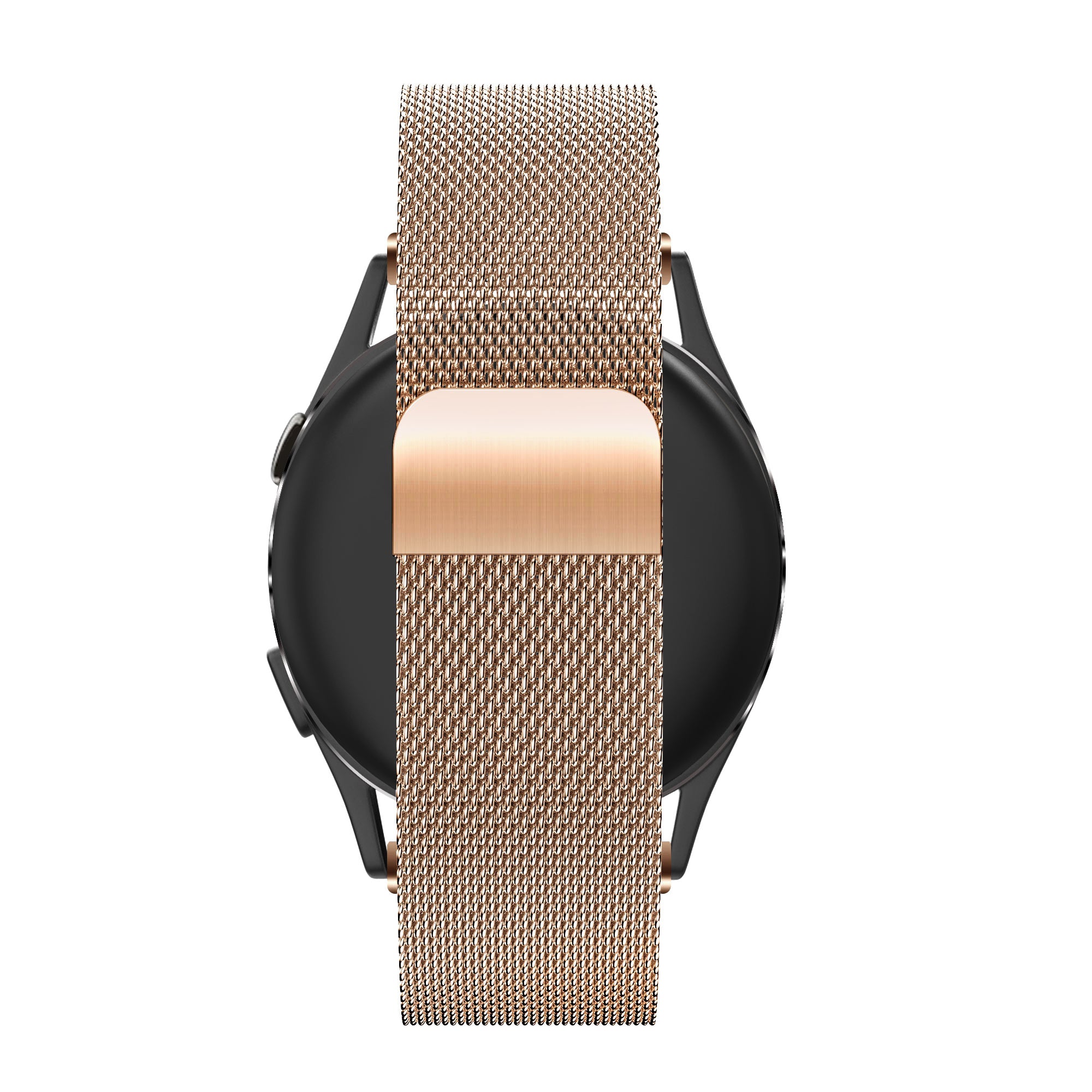 Bandz Garmin Forerunner 255s Milanese Loop Strap (Rose Gold)