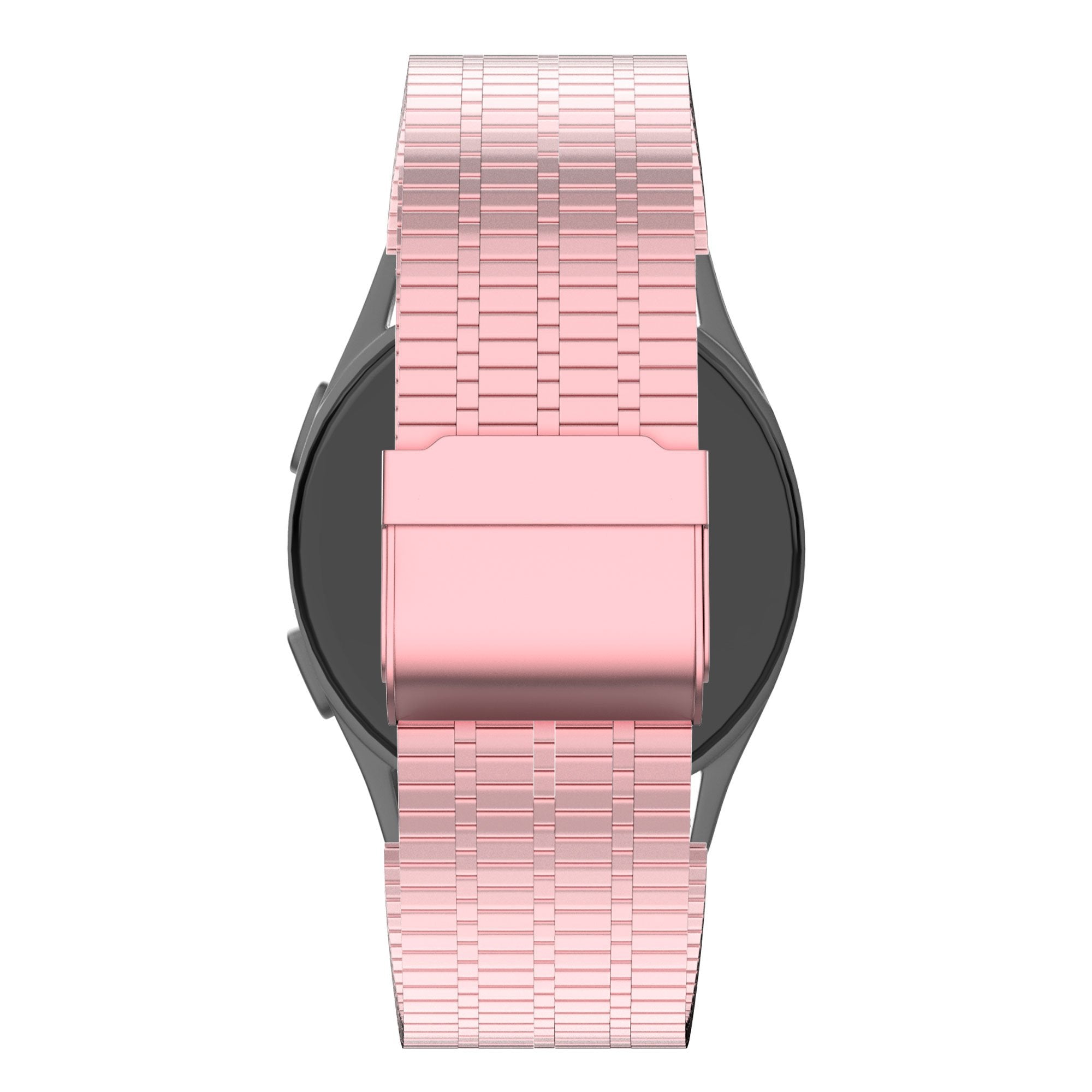 Bandz Garmin Vivomove Luxe verstelbare stalen band (roze)