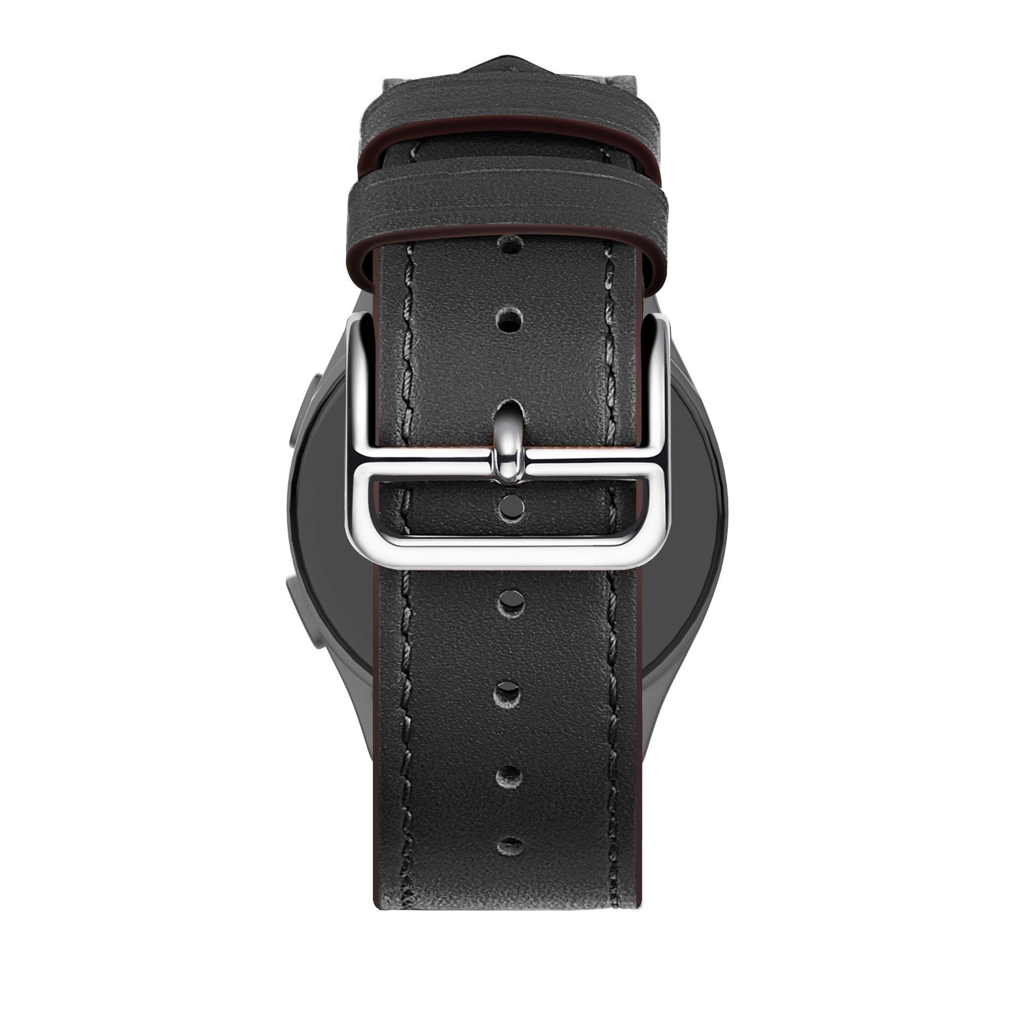 Bandz Oppo Watch X2 lederen band 'Deluxe' (zwart)
