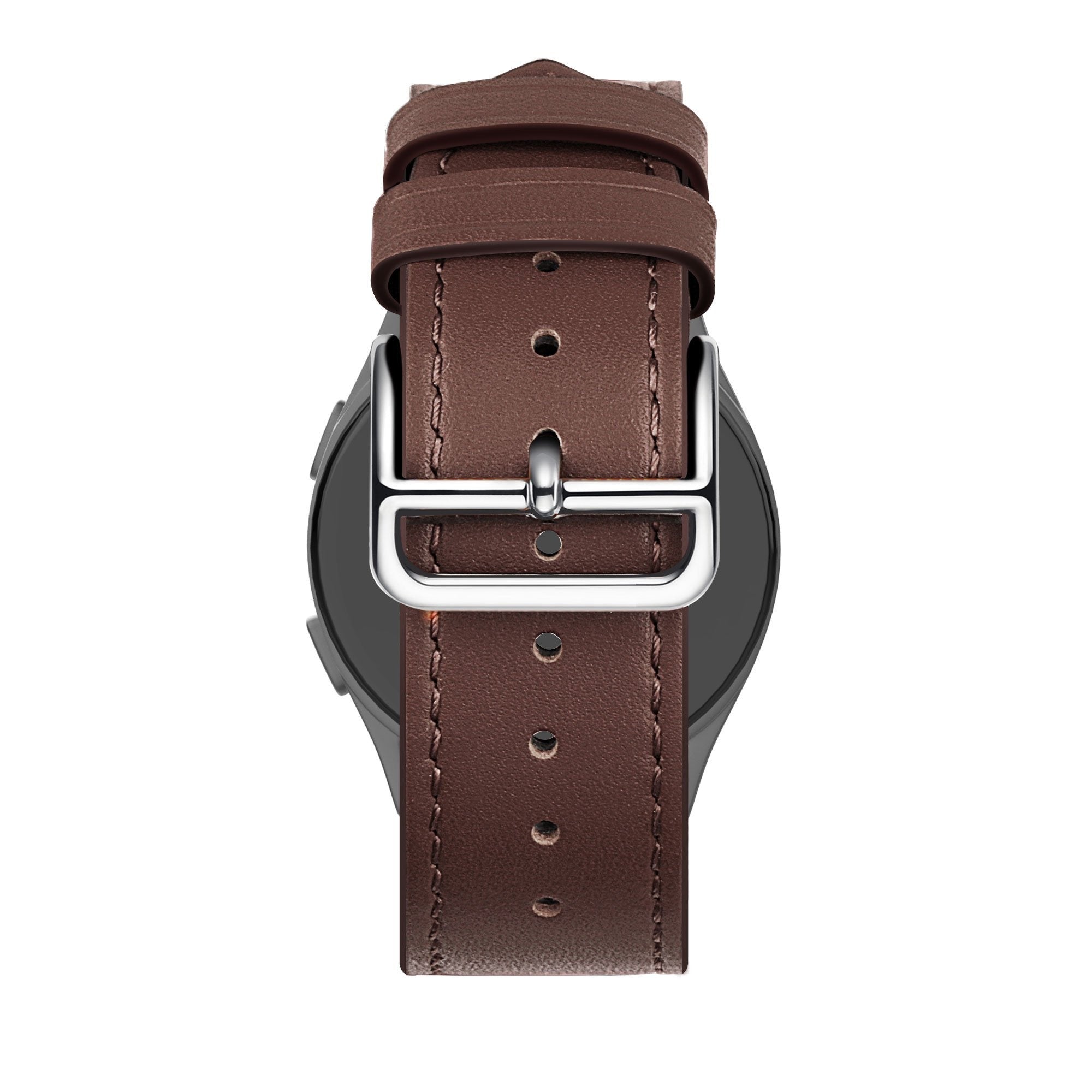 Bandz Huawei Watch GT 6 Pro - 46mm lederen band 'Deluxe' (bruin)