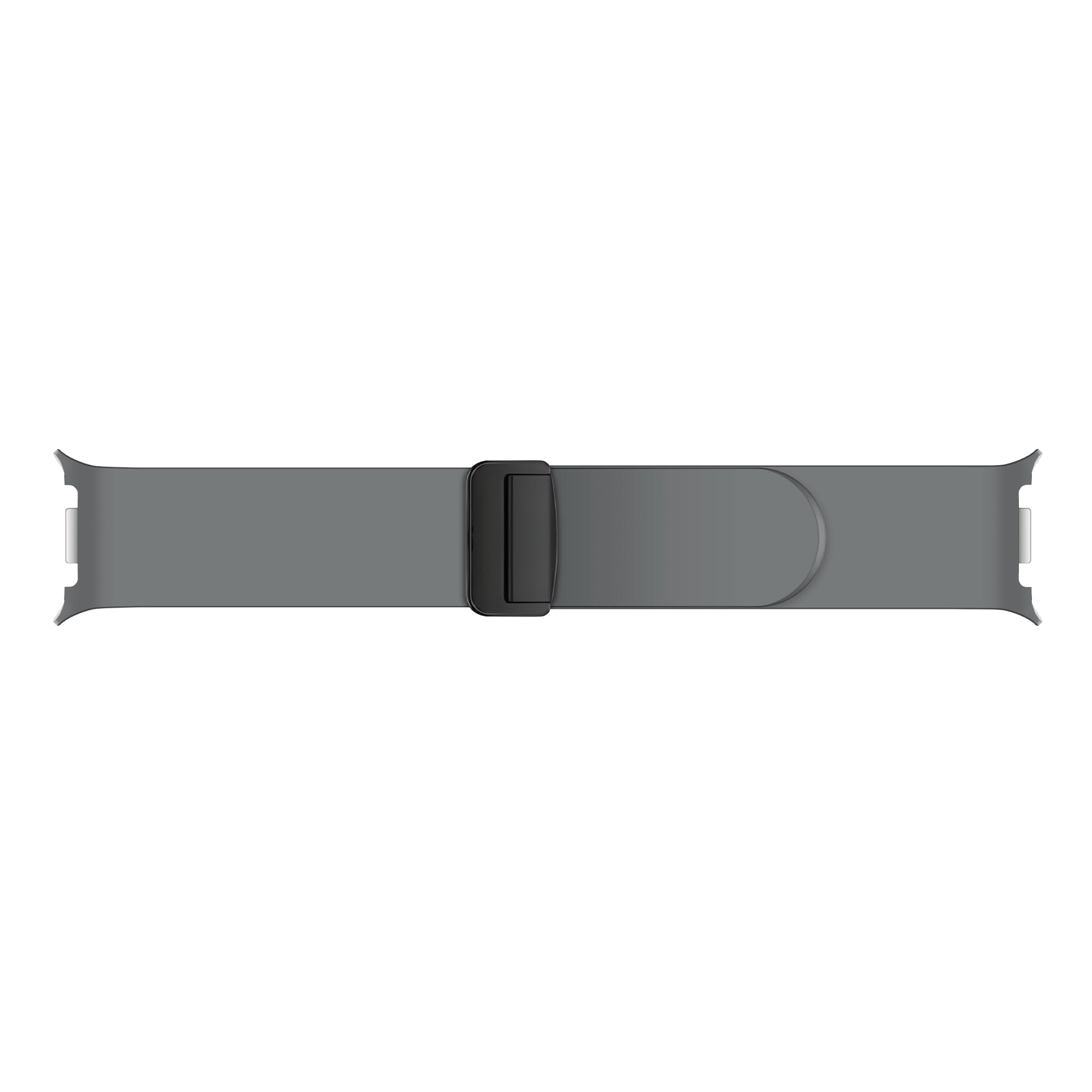 Samsung Galaxy Watch 8 - 44mm D-buckle siliconen bandje (donkergrijs)