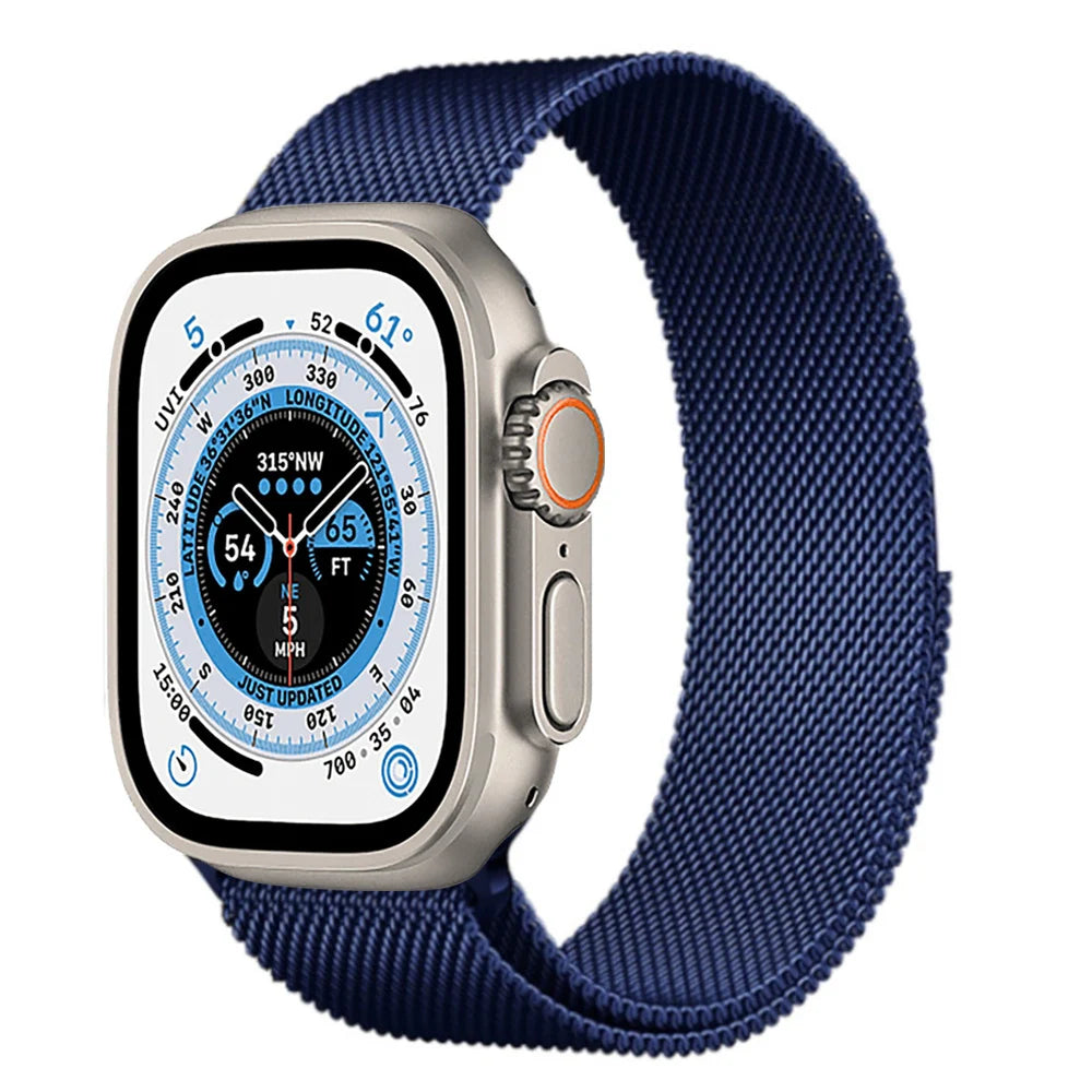 Apple Watch Ultra Milanese band (blauw)