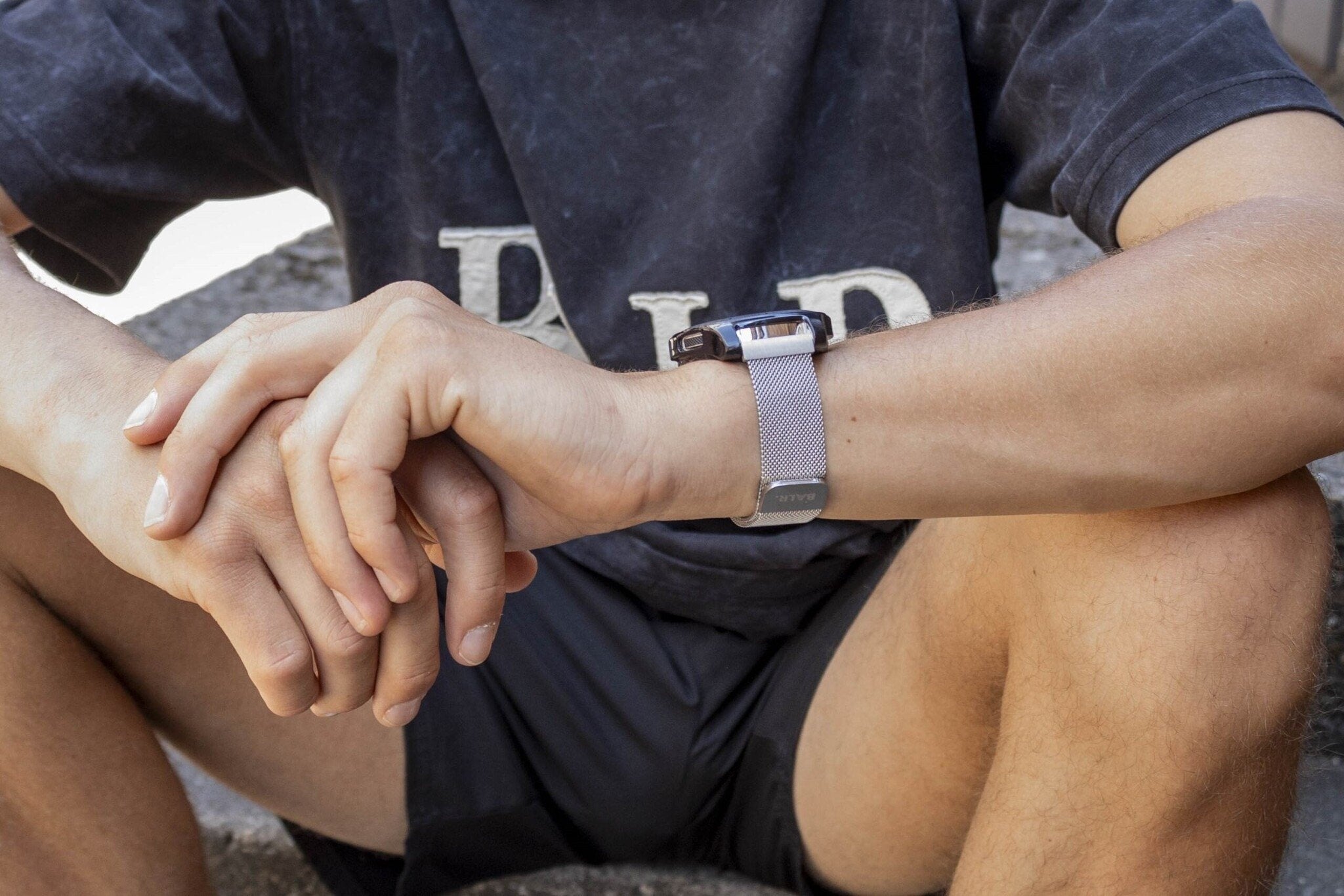 BALR Xiaomi Mi Watch Milanese band (zilver)