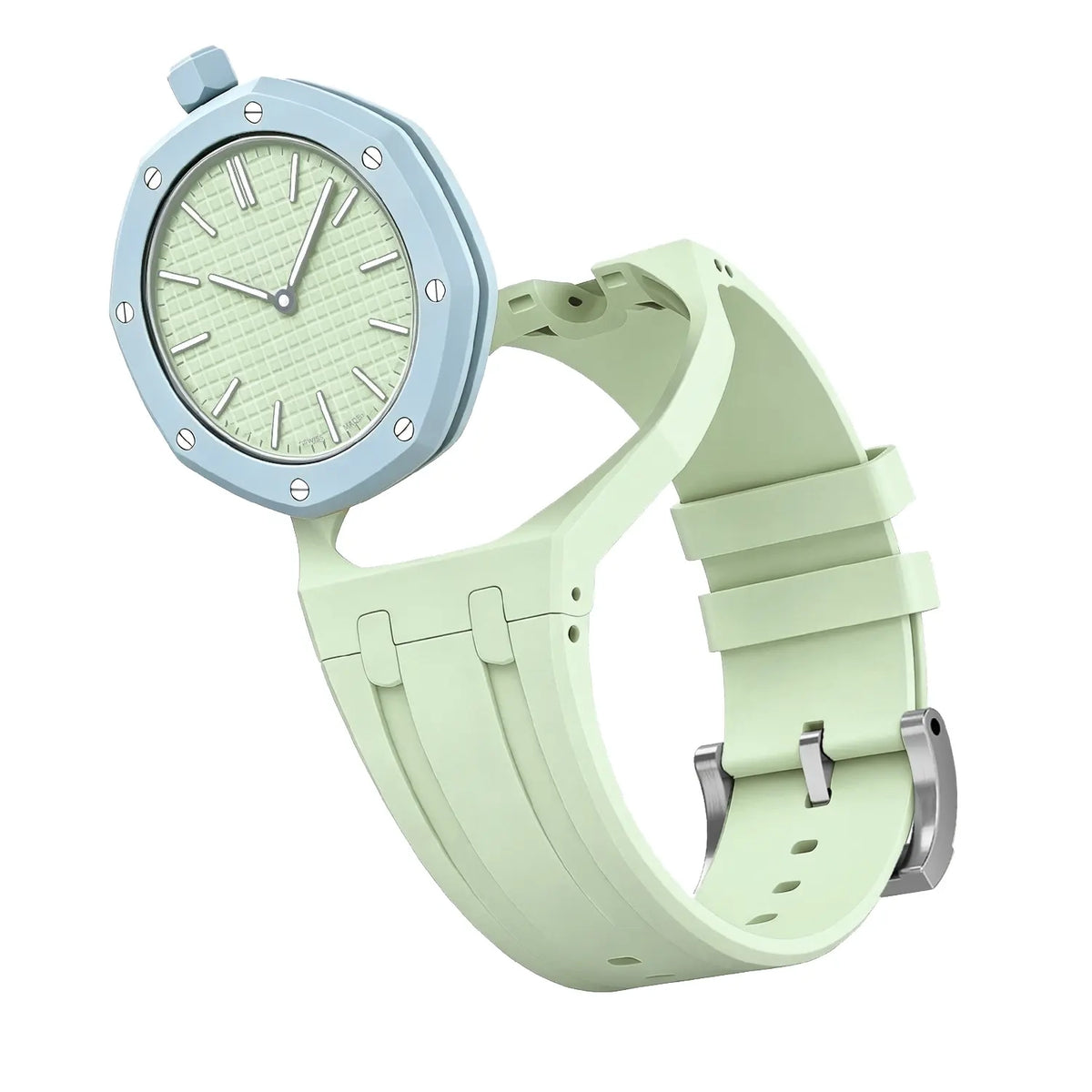 Swatch Royal Pop Siliconen band - 12 uur (lime)