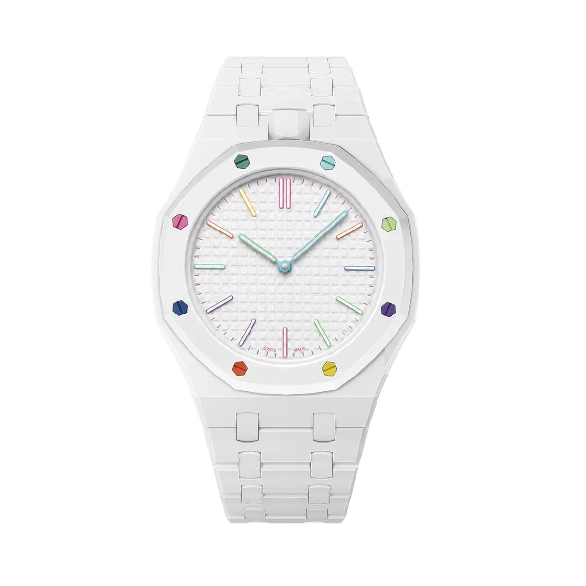 Swatch Royal Pop Bioceramische band - 12 uur (wit)
