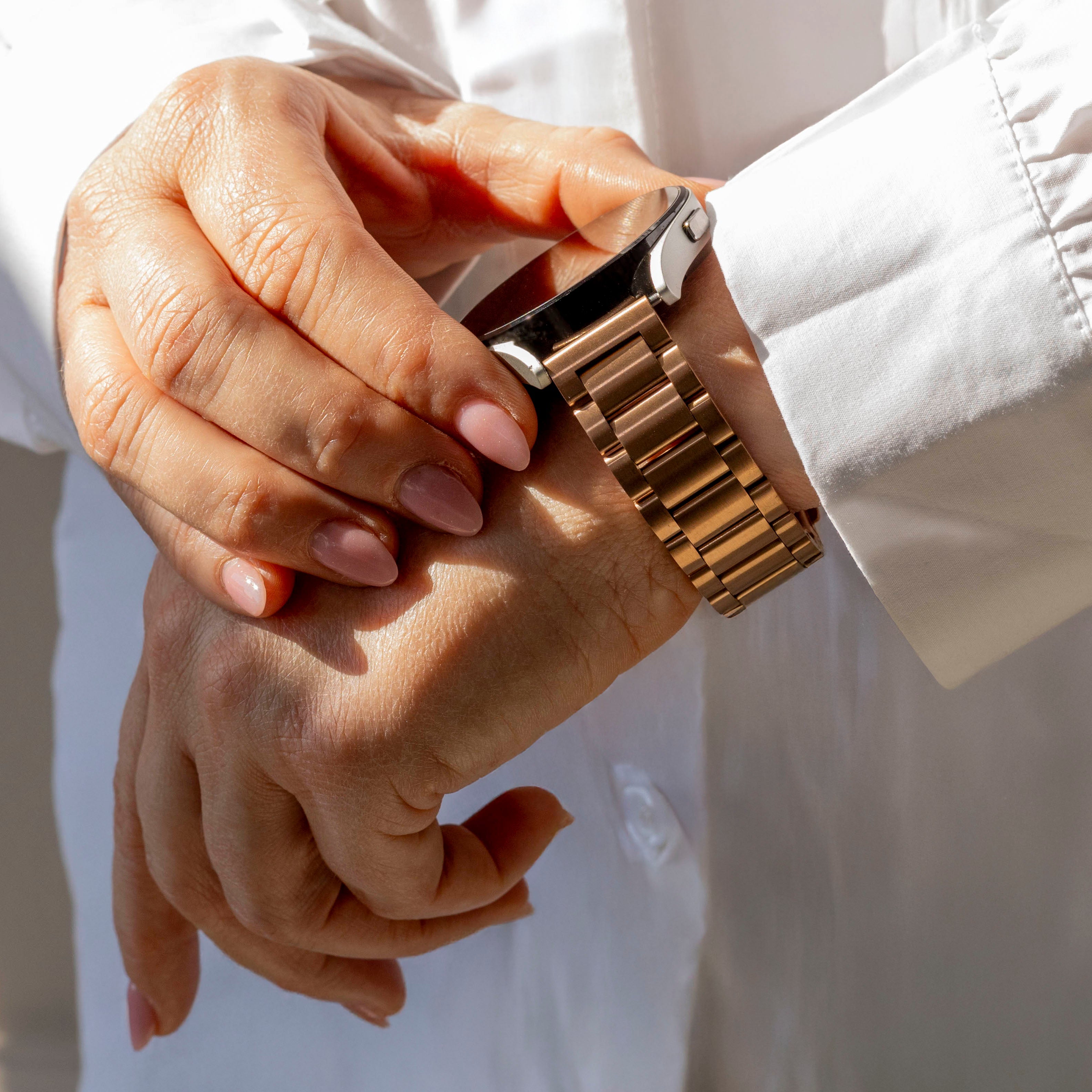 Withings Steel HR - 36mm stalen band (rosé goud)