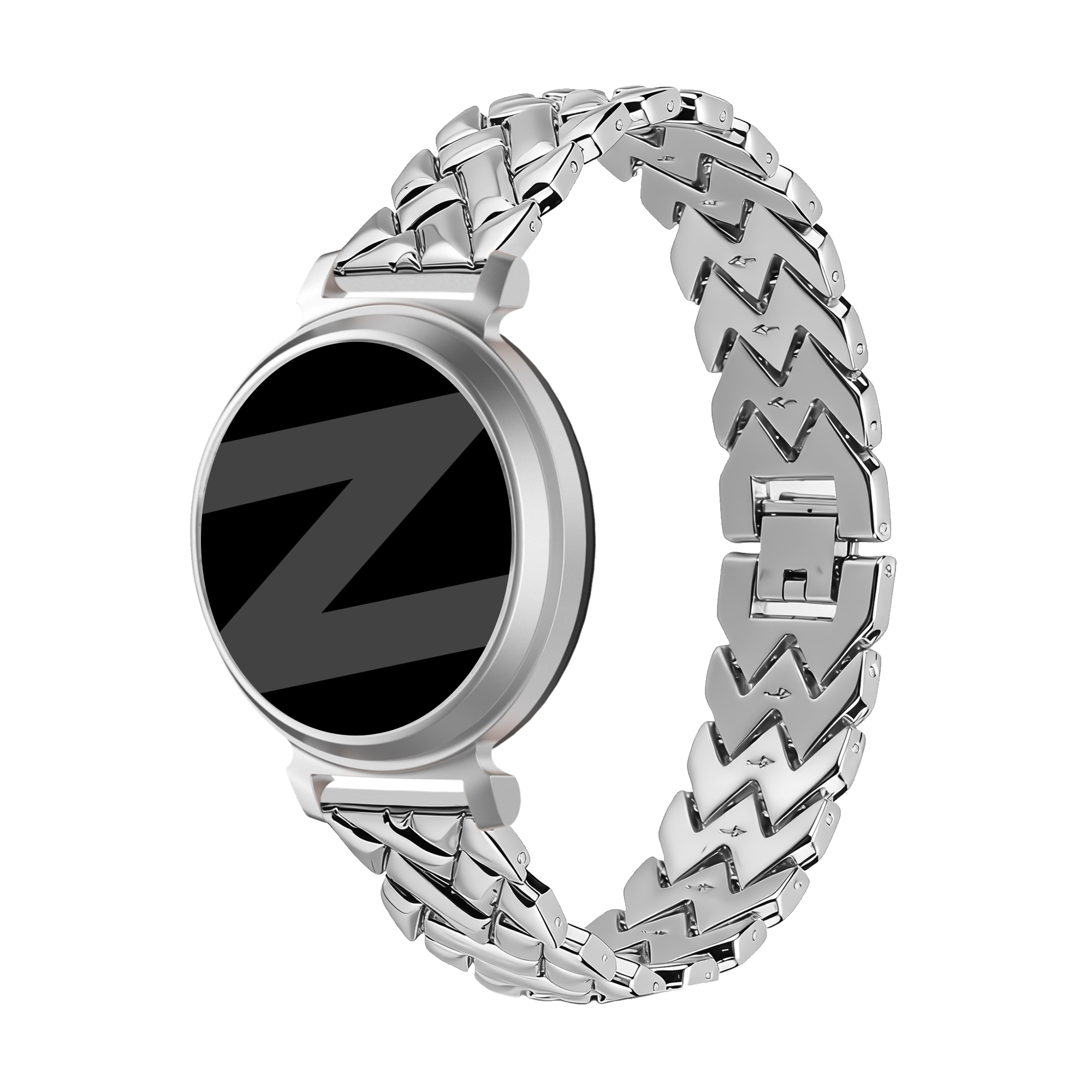 Bandz Garmin Lily 2 Metal Strap 'V-Type' (Silver)