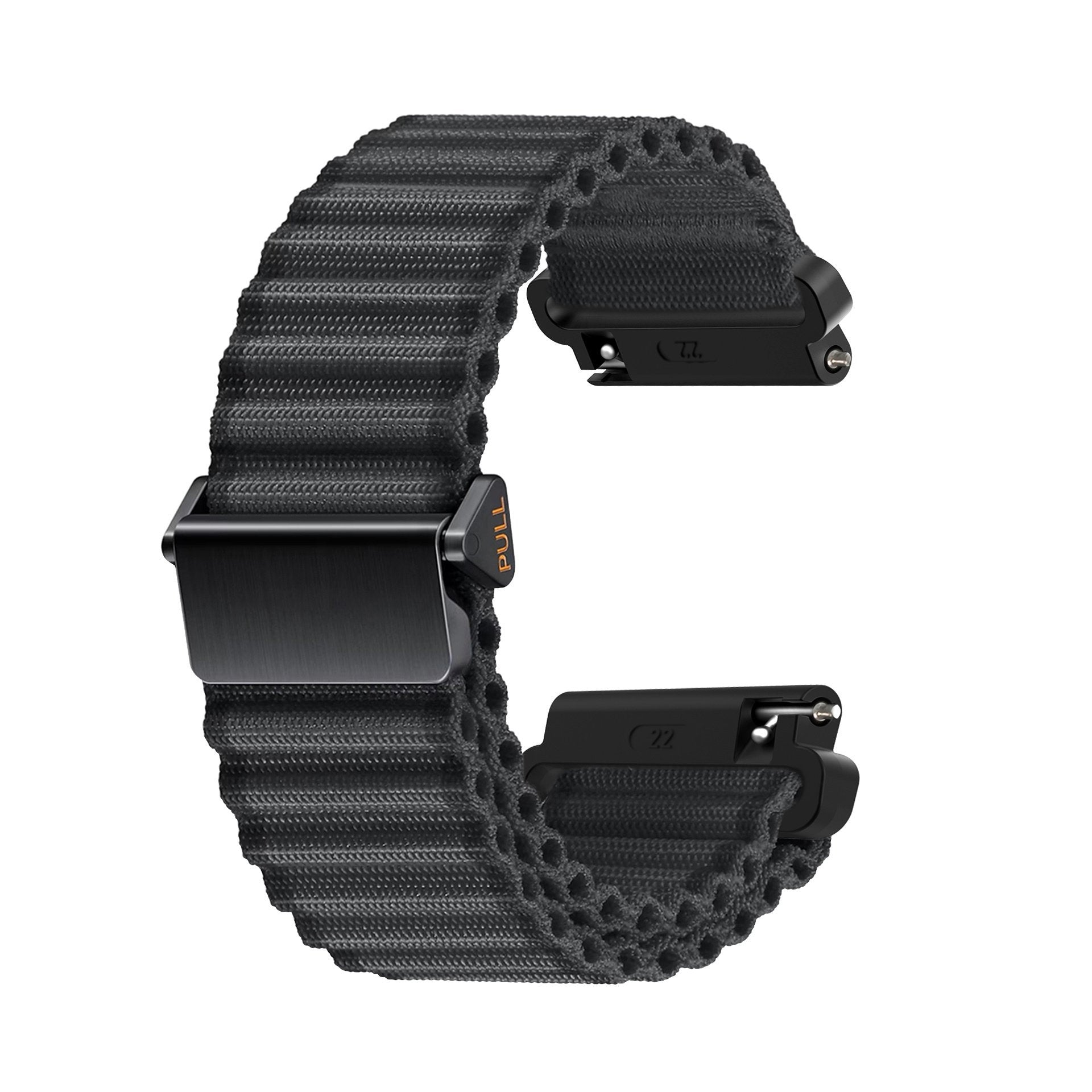 Suunto Run outdoor nylon bandje (zwart)