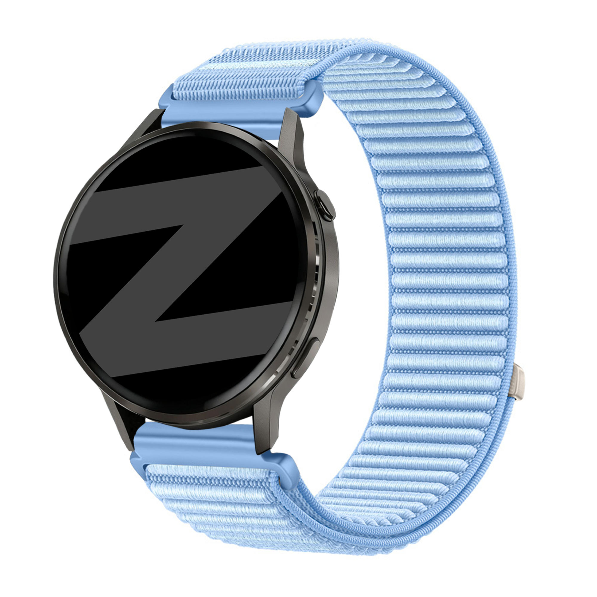 Bandz Garmin Approach S40 nylon band 'Wave' (lichtblauw)