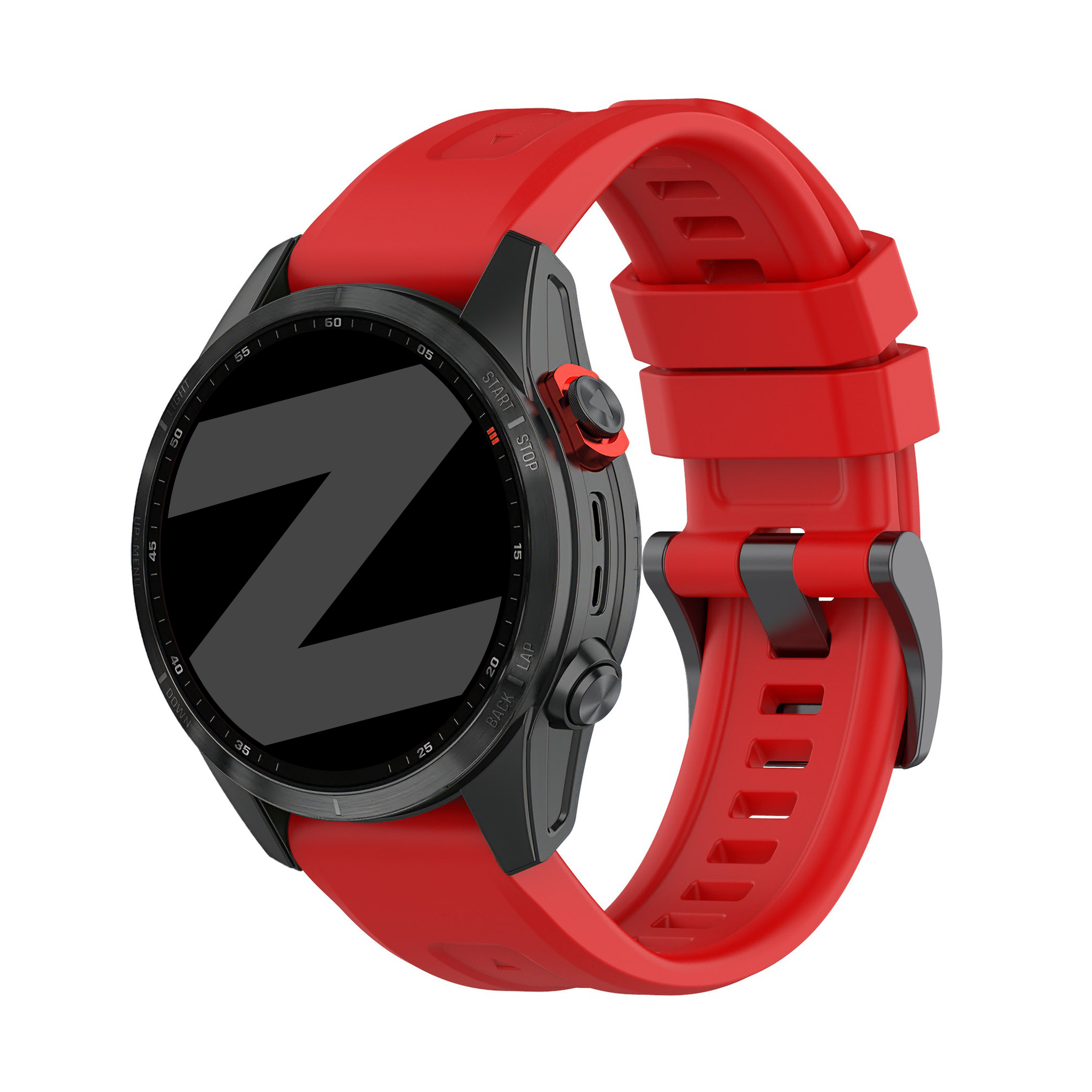 Bandz Garmin Descent Mk1 Silicone Strap 'Classic' (Red)