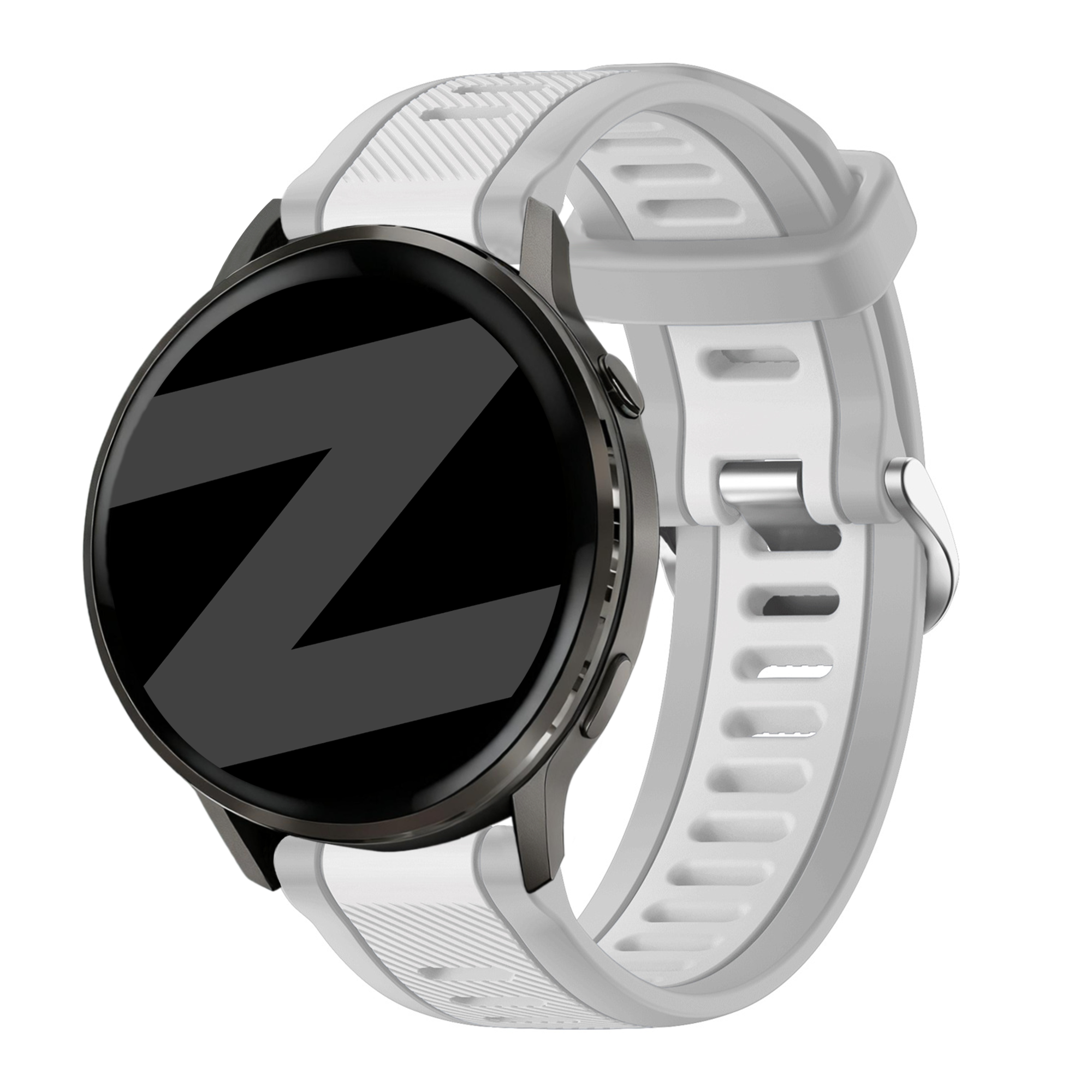 Bandz Garmin Venu SQ dual sport band met gesp (grijs)
