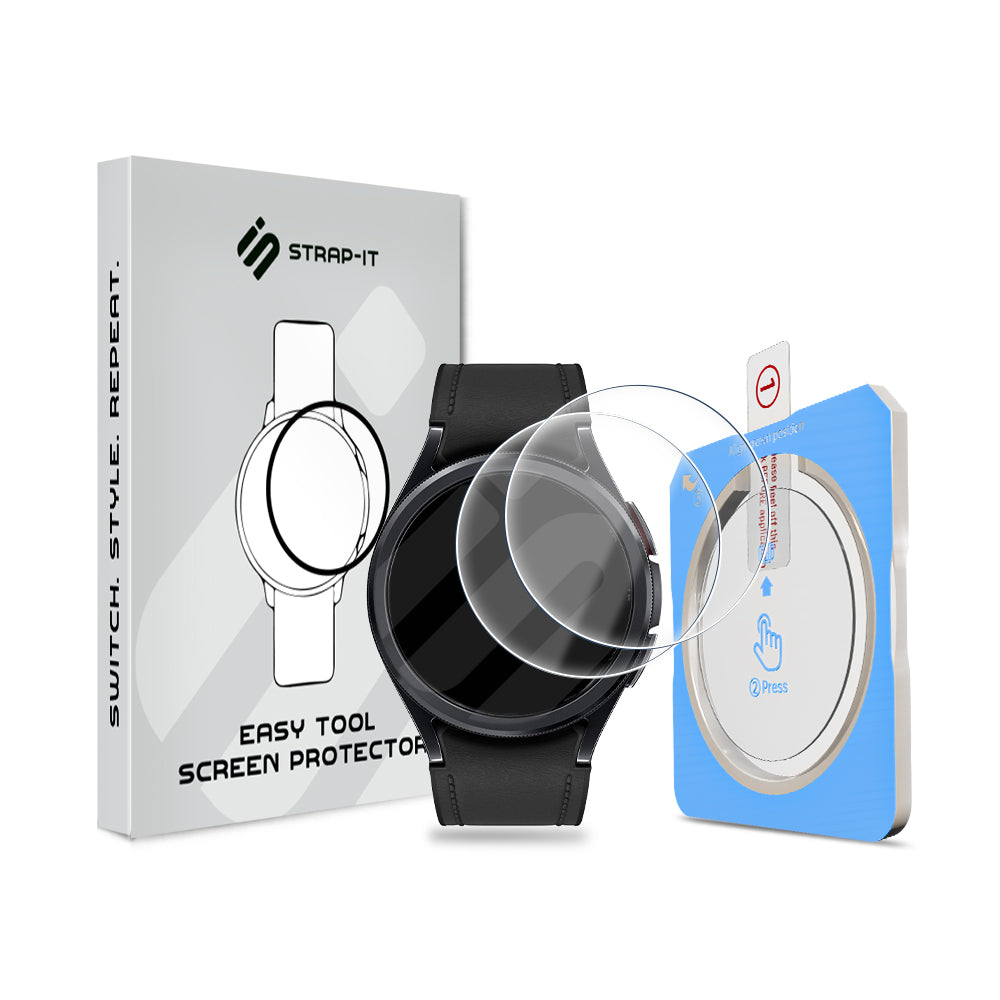 Screenprotector met One-Click Tool - Samsung Galaxy Watch 6 Classic 43mm