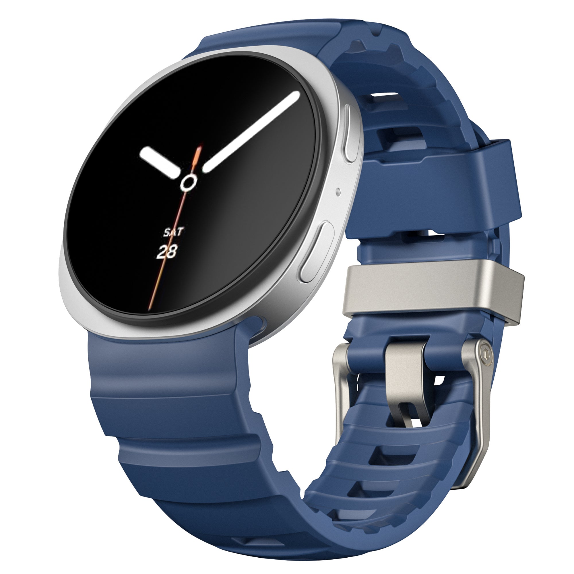Samsung Galaxy Watch 8 - 44mm extreme silicone band (donkerblauw)