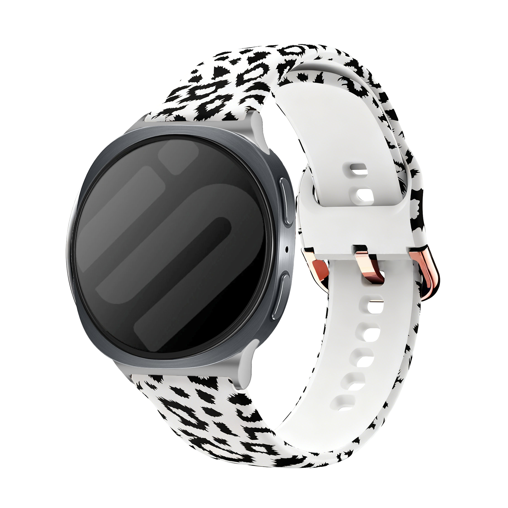Samsung Galaxy Watch 8 - 44mm White Leopard bandje