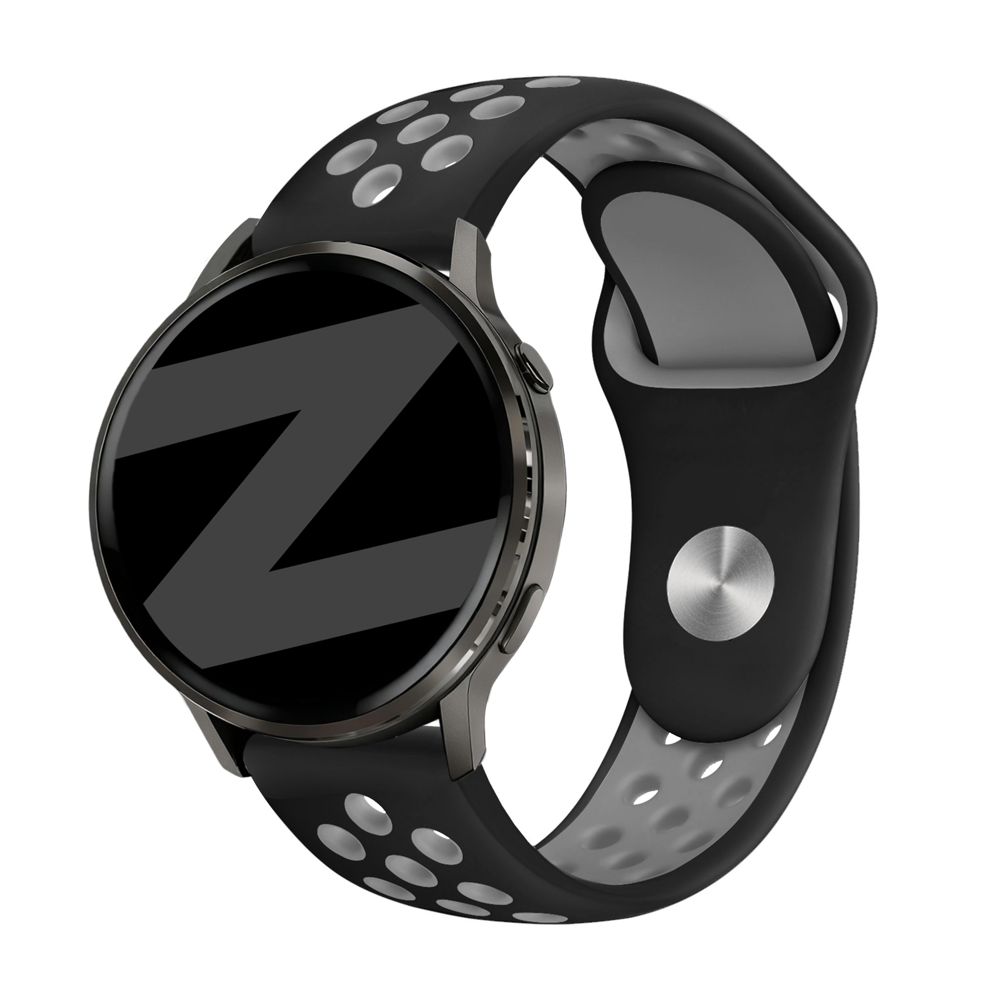 Bandz Garmin Venu 3 Sport Strap 'Deluxe' (Black/Grey)