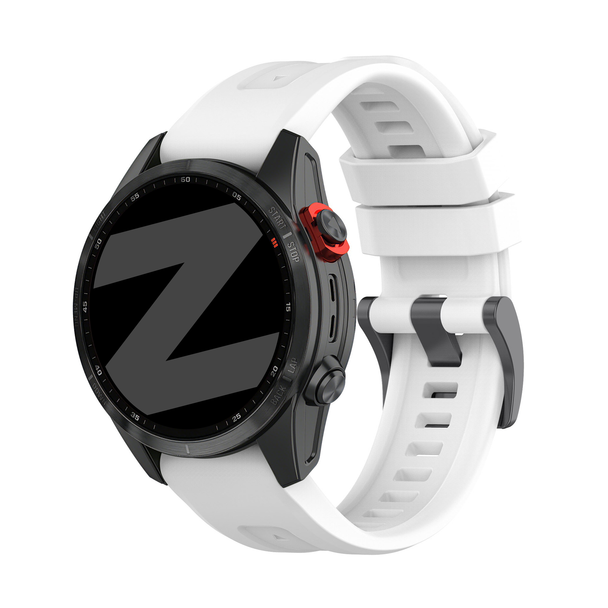 ラウンド用品・アクセサリー GARMIN APPROCH S62 Garmin Approach S62 Silicone Strap 'Classic' (White)