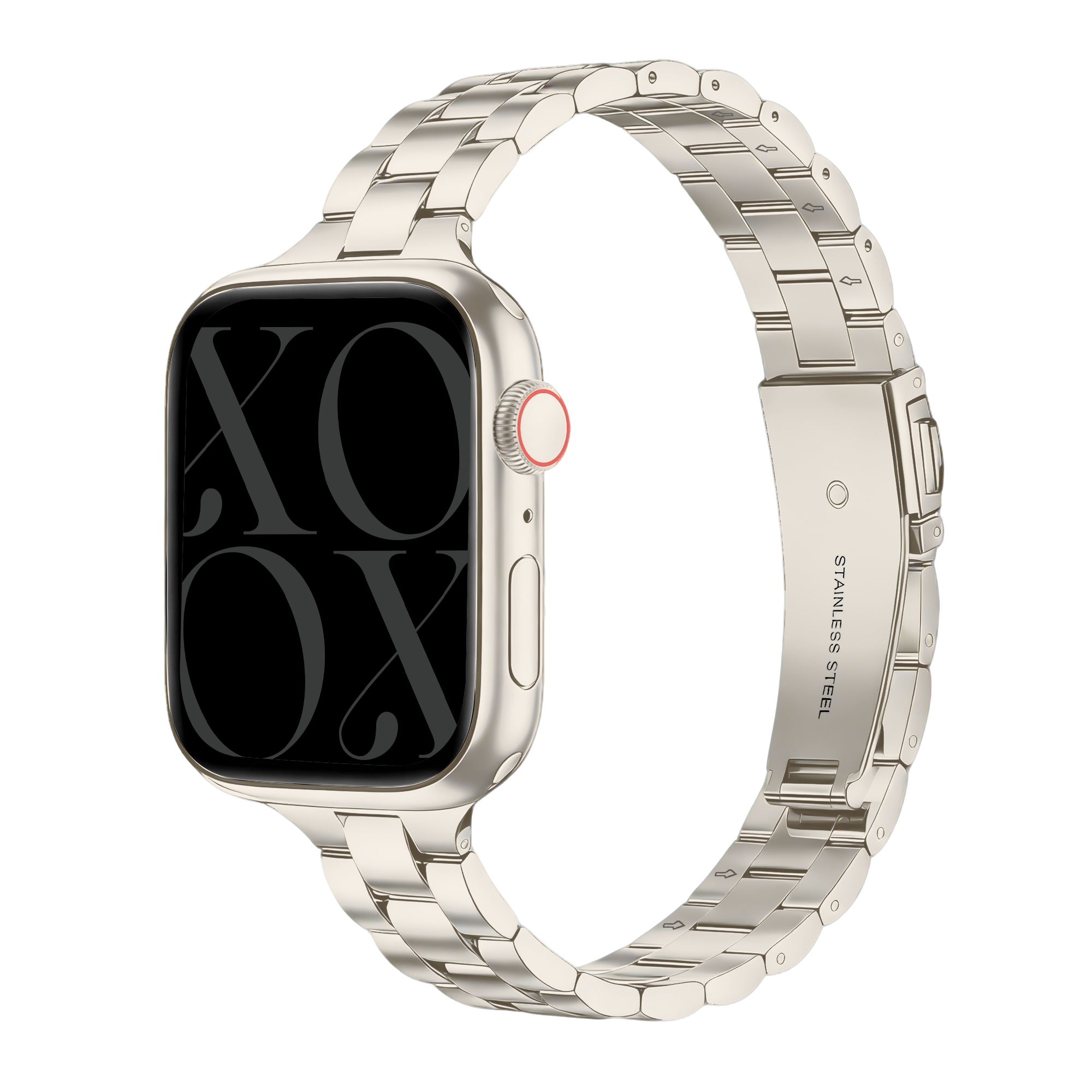 xoxo Wildhearts Apple Watch fijn stalen bandje (sterrenlicht)