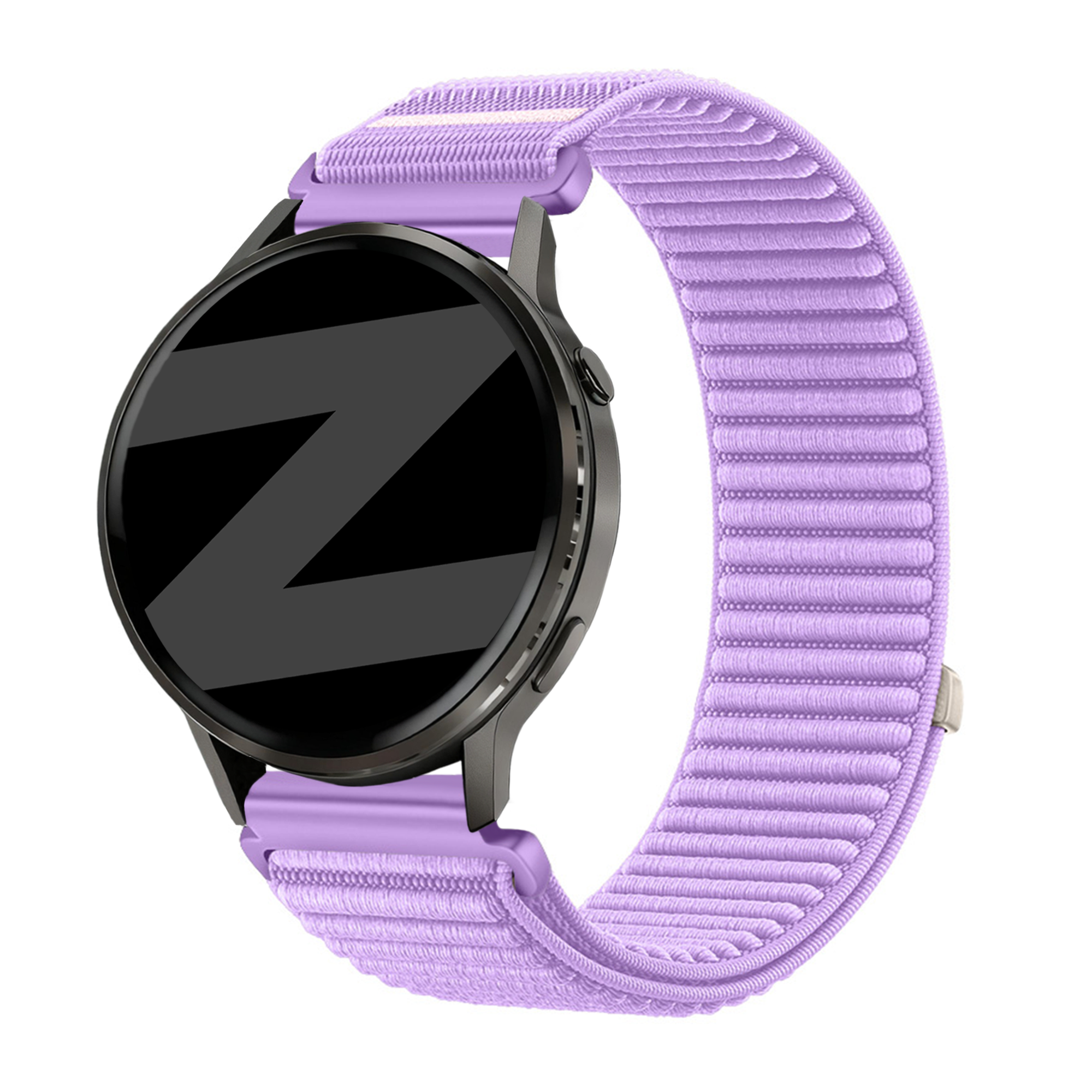 Bandz Garmin Forerunner 645 nylon band 'Wave' (lichtpaars)
