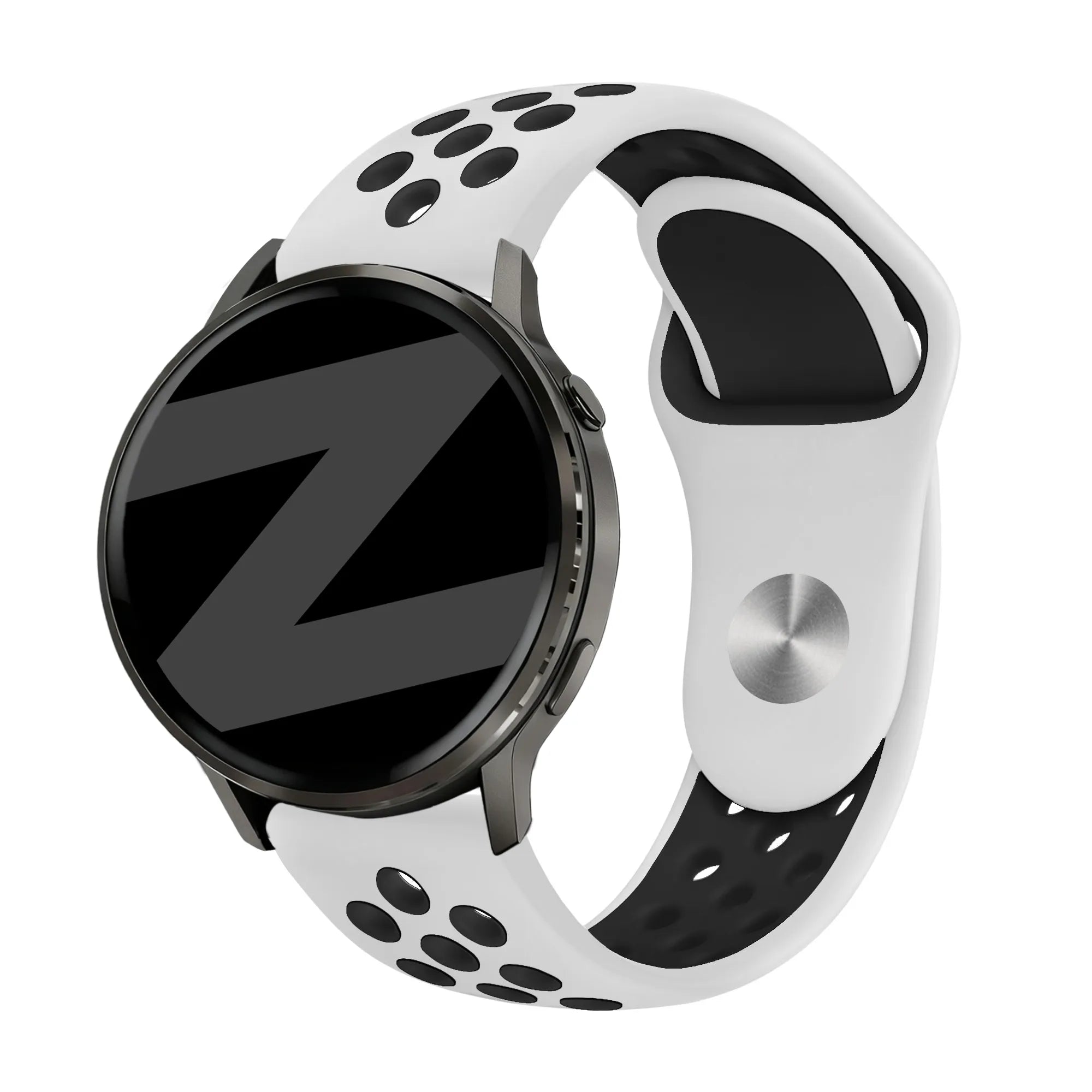 Bandz Garmin Forerunner 70 Sport Strap 'Deluxe' (White/Black)