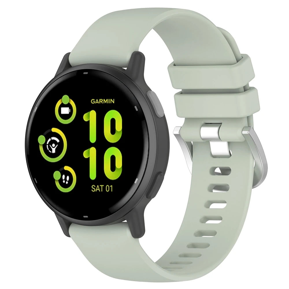 Garmin Vivoactive 6 siliconen classic bandje (lichtgroen)