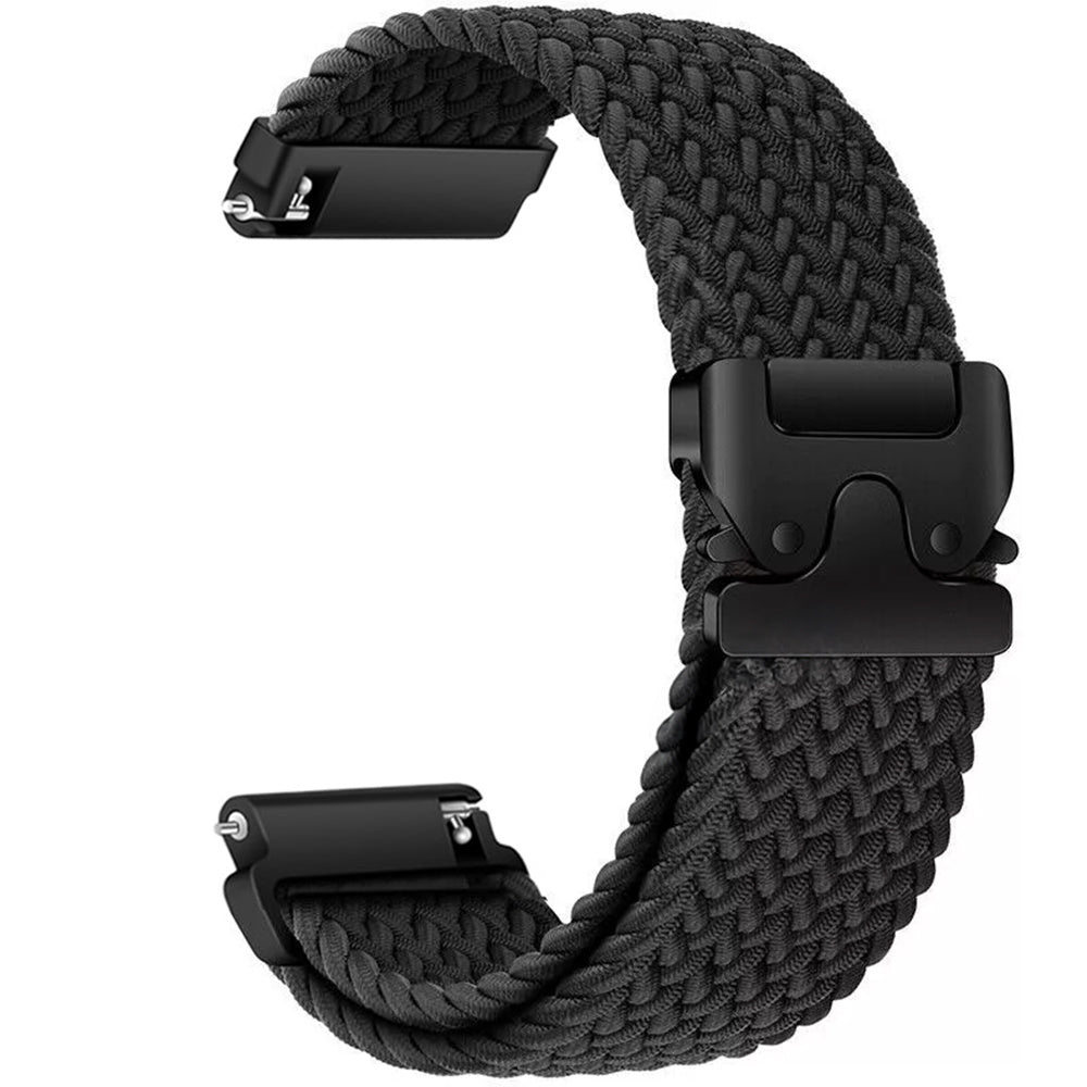 Garmin Approach S44 gevlochten band met P-buckle (zwart)