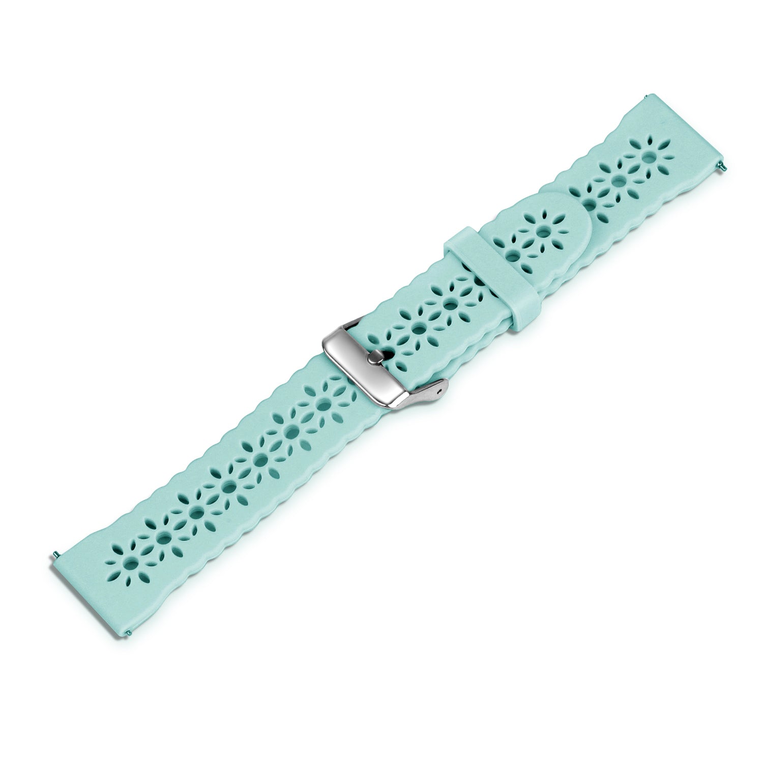 Withings Steel HR - 40mm siliconen bandje met patroon (blue sea green)