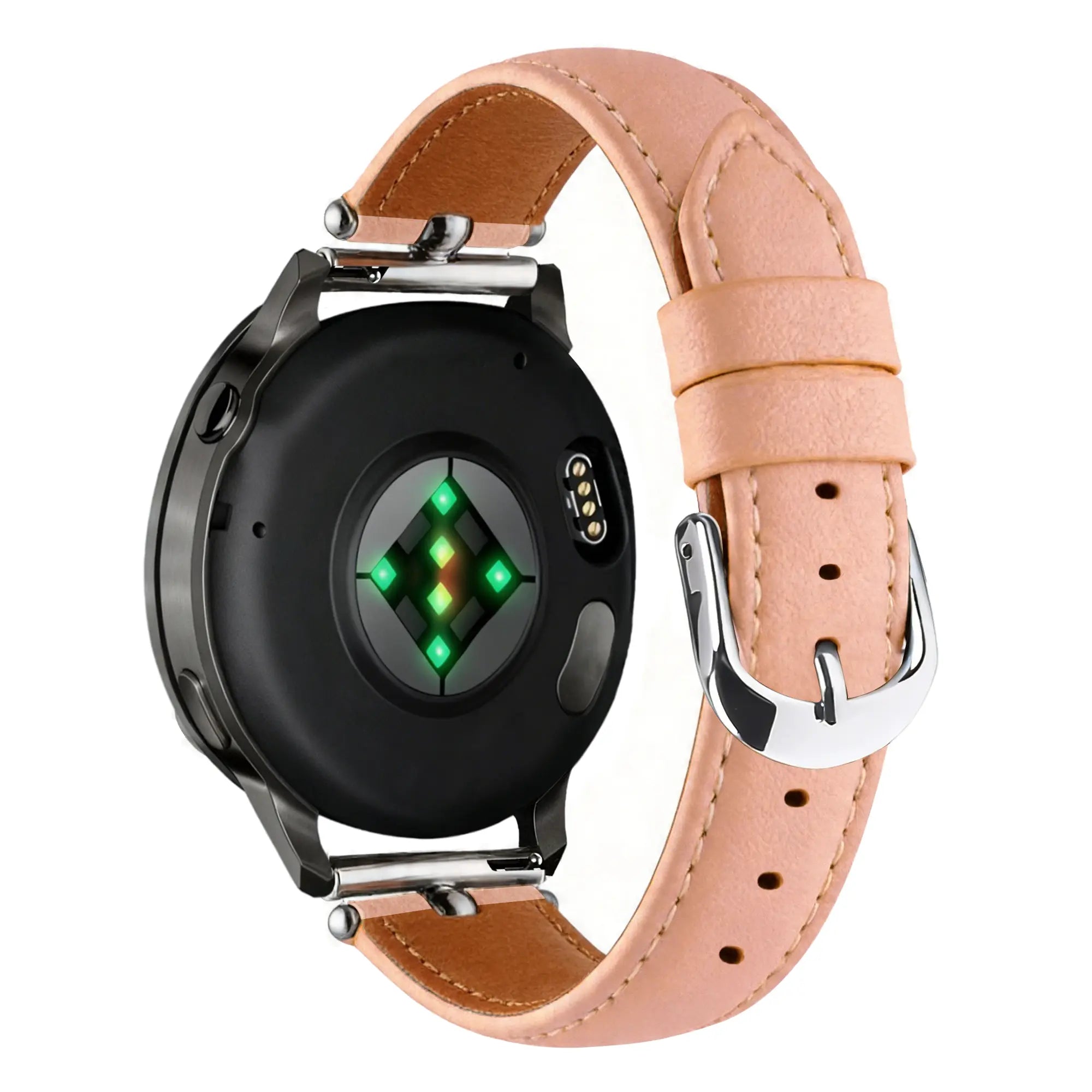 Bandz Gard Pro Health Smartwatch 3 - 41mm Leather Strap 'Bullet' (Pink)