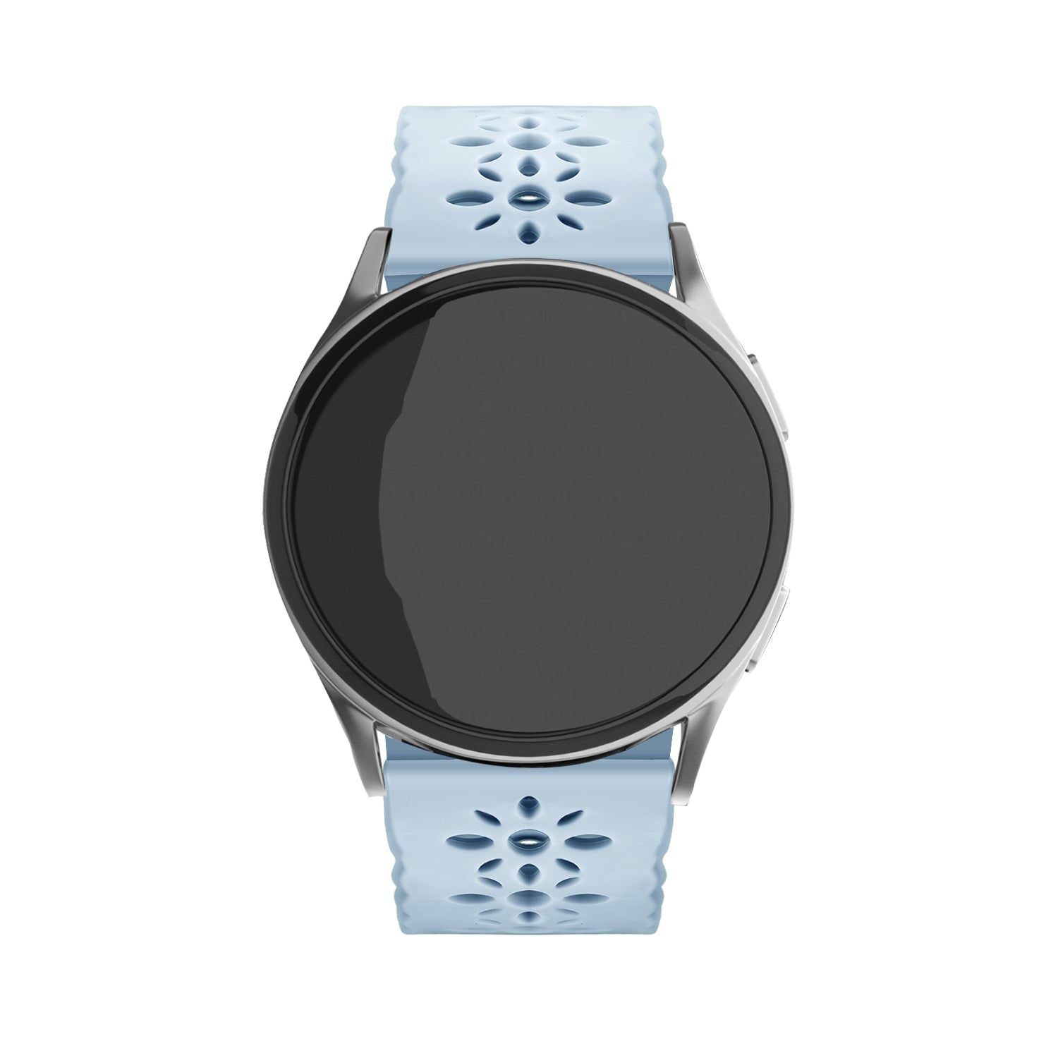 Amazfit Bip 3 (Pro) siliconen bandje met patroon (mist blauw)