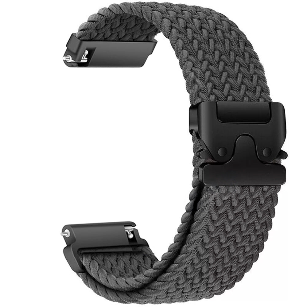 Garmin Venu 4 - 45mm gevlochten band met P-buckle (grijs)