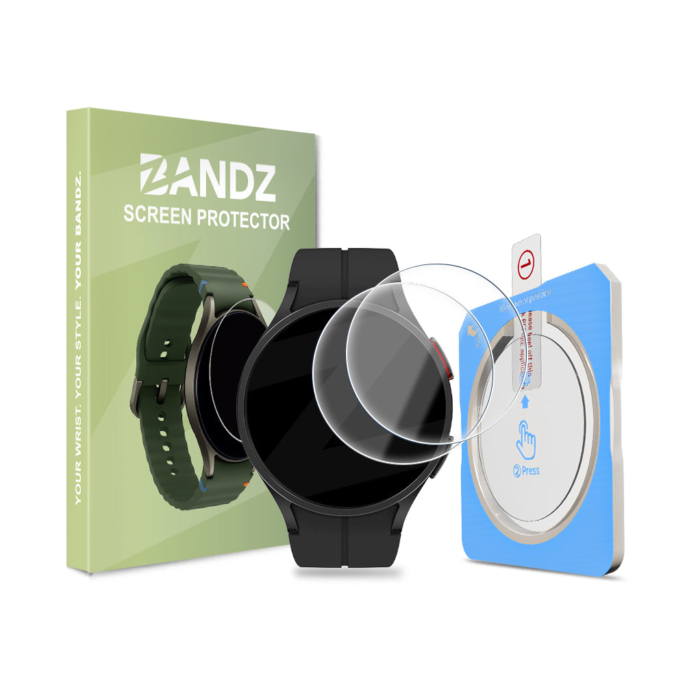 Bandz Samsung Galaxy Watch 5 Pro screenprotector met One-Click tool