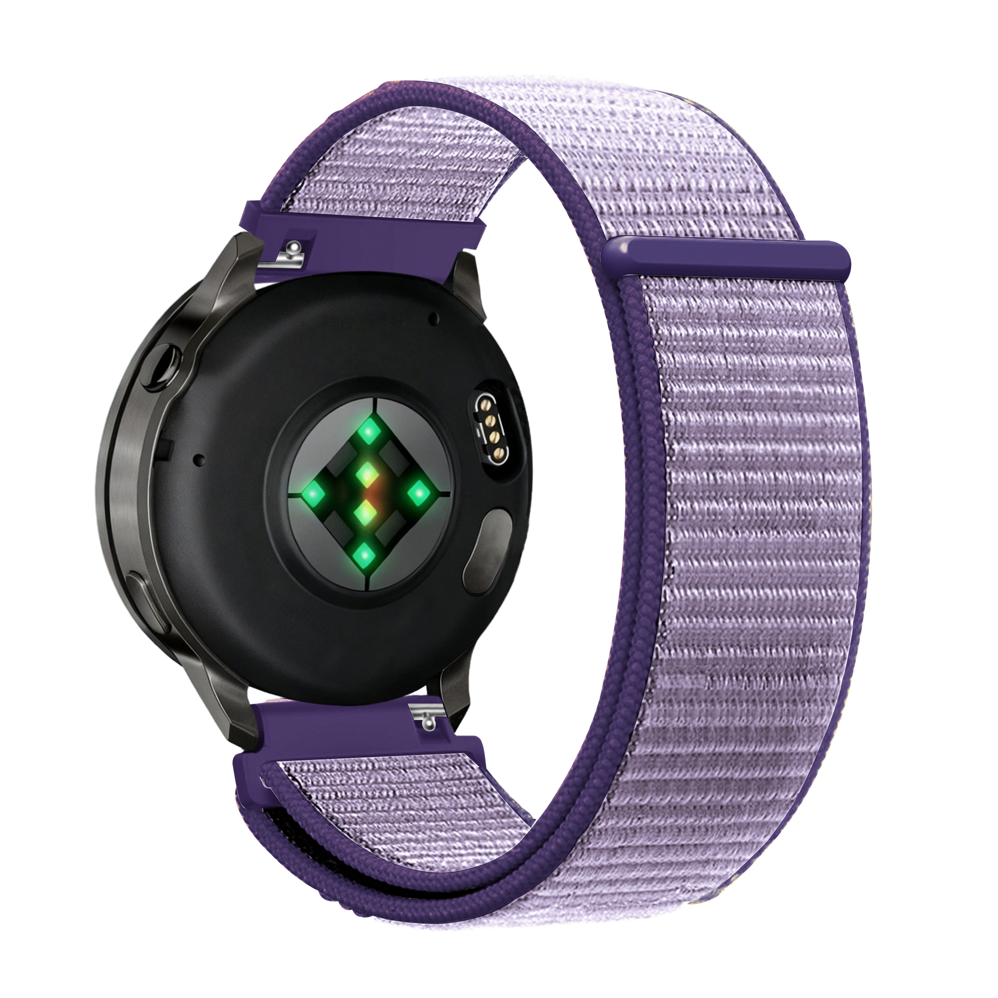 Bandz Garmin Venu 2 nylon loop band (blauw)