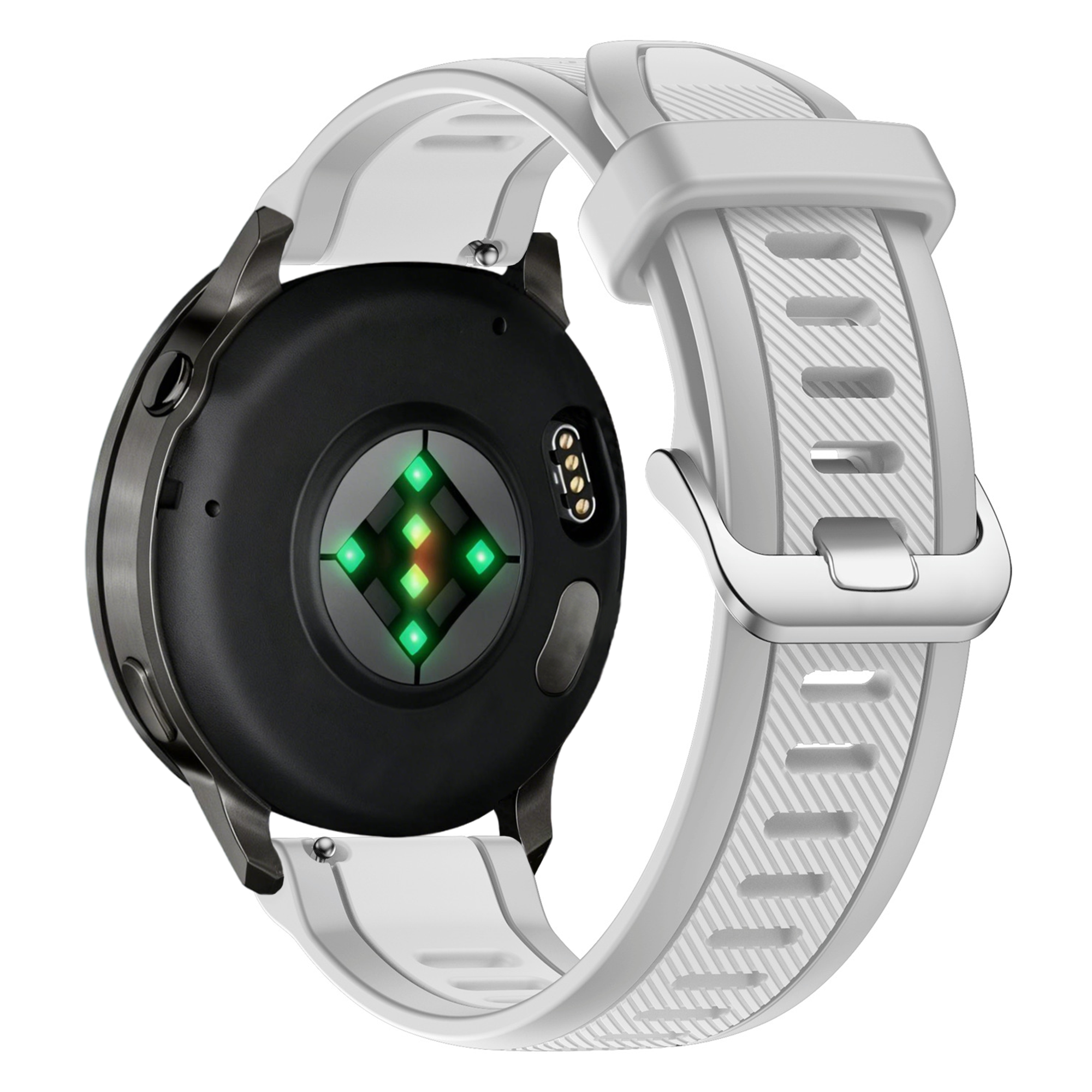 Bandz Garmin Venu SQ dual sport band met gesp (grijs)