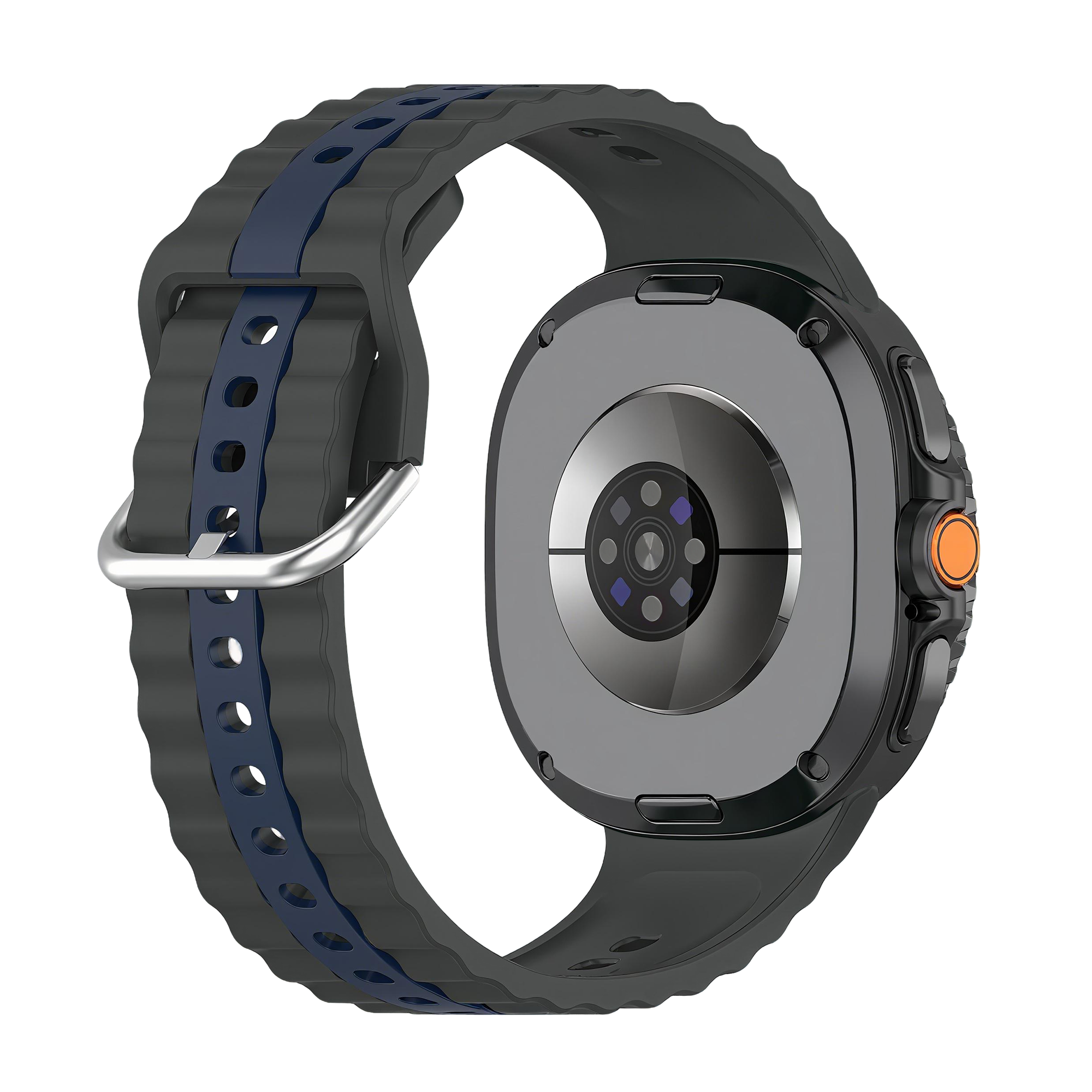 Samsung Galaxy Watch 8 - 44mm dual sport band (donkergrijs/blauw)