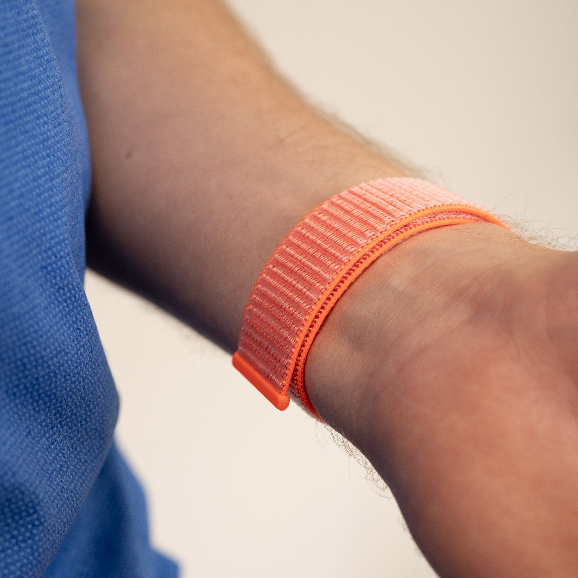 Oppo Watch X2 nylon bandje (oranje/rood)