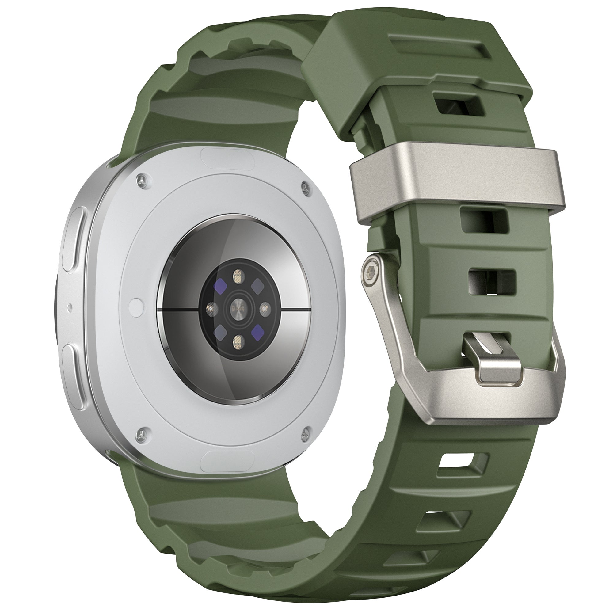 Samsung Galaxy Watch 8 - 44mm extreme silicone band (legergroen)