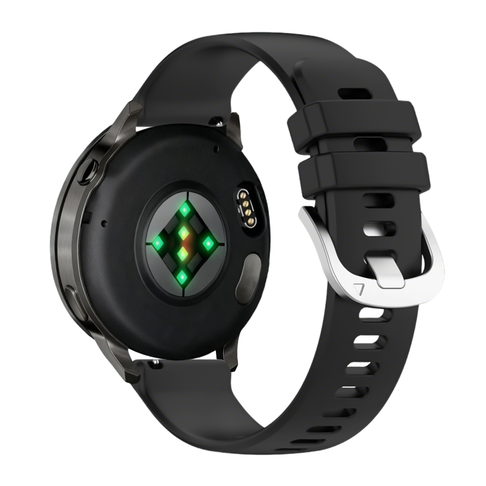 Bandz Garmin Venu 2s siliconen band 'Classic' (zwart)