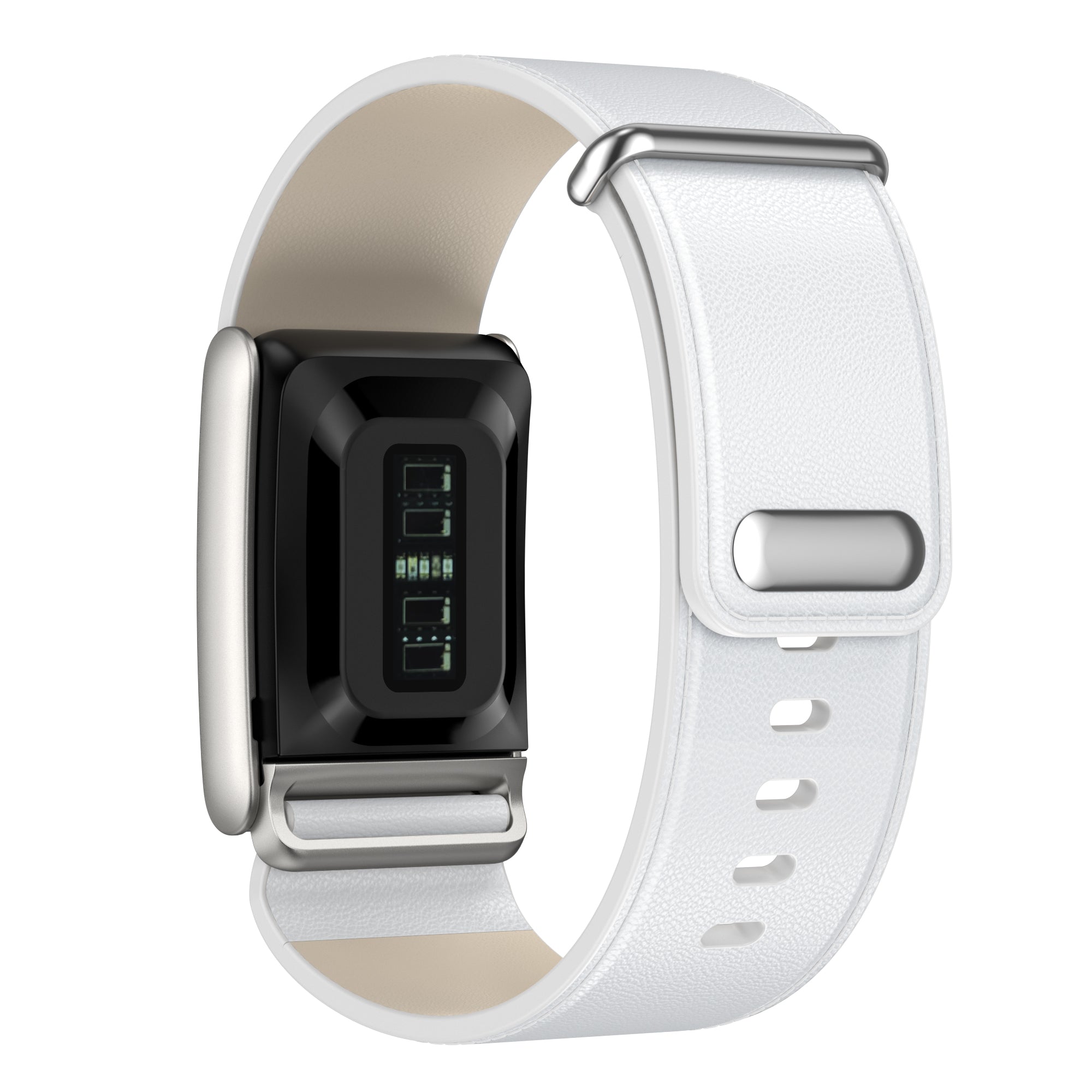 Whoop 5.0 Leather Strap (White)