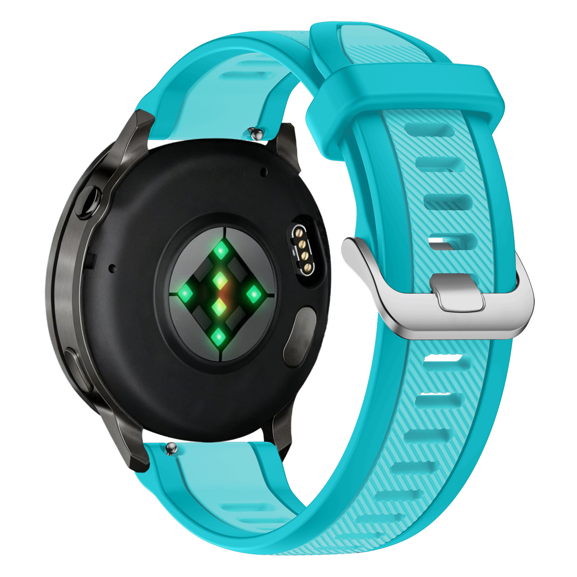 Bandz Garmin Venu SQ 2 dual sport band met gesp (aqua)