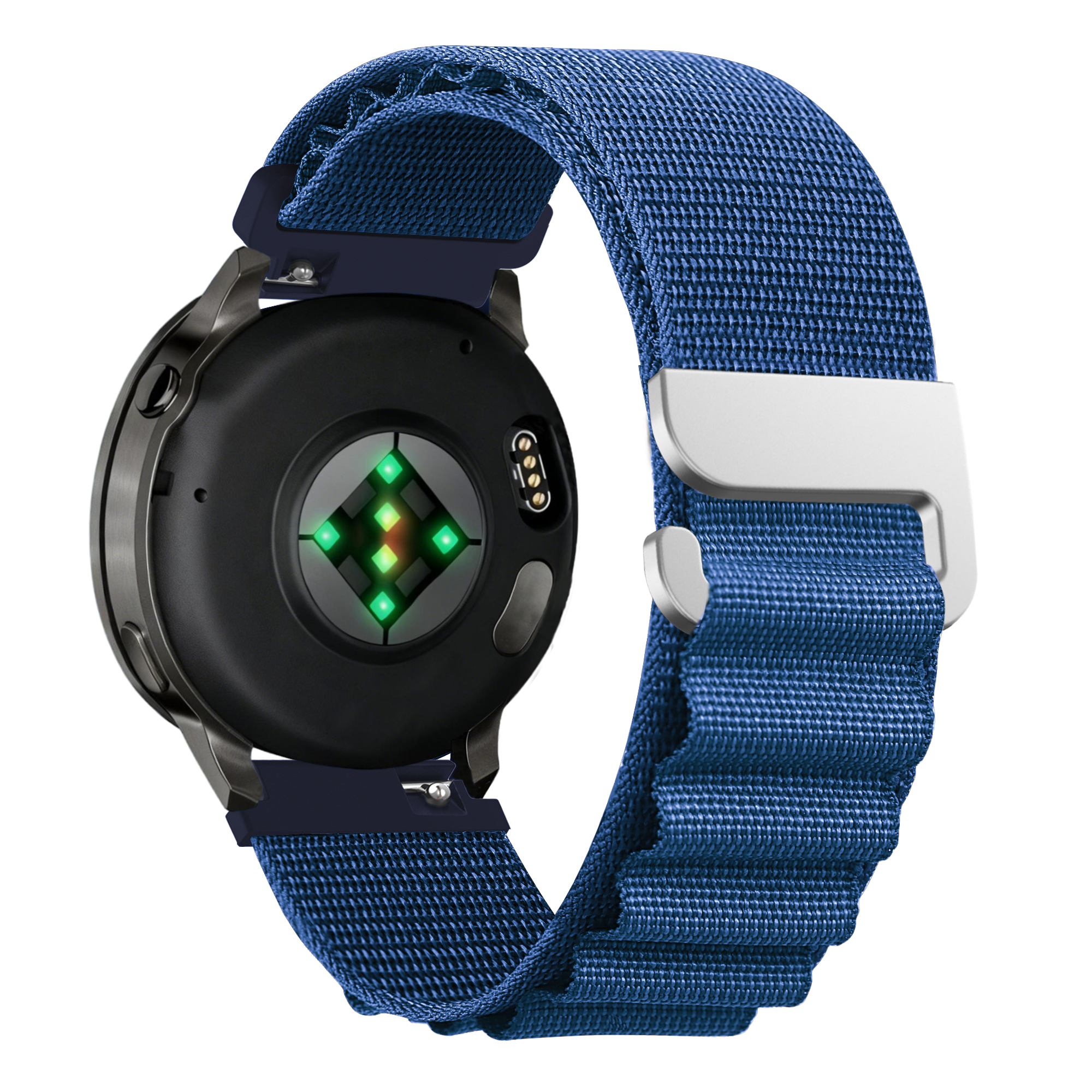 Bandz Garmin Forerunner 570 - 42mm Alpine nylon band (blauw)
