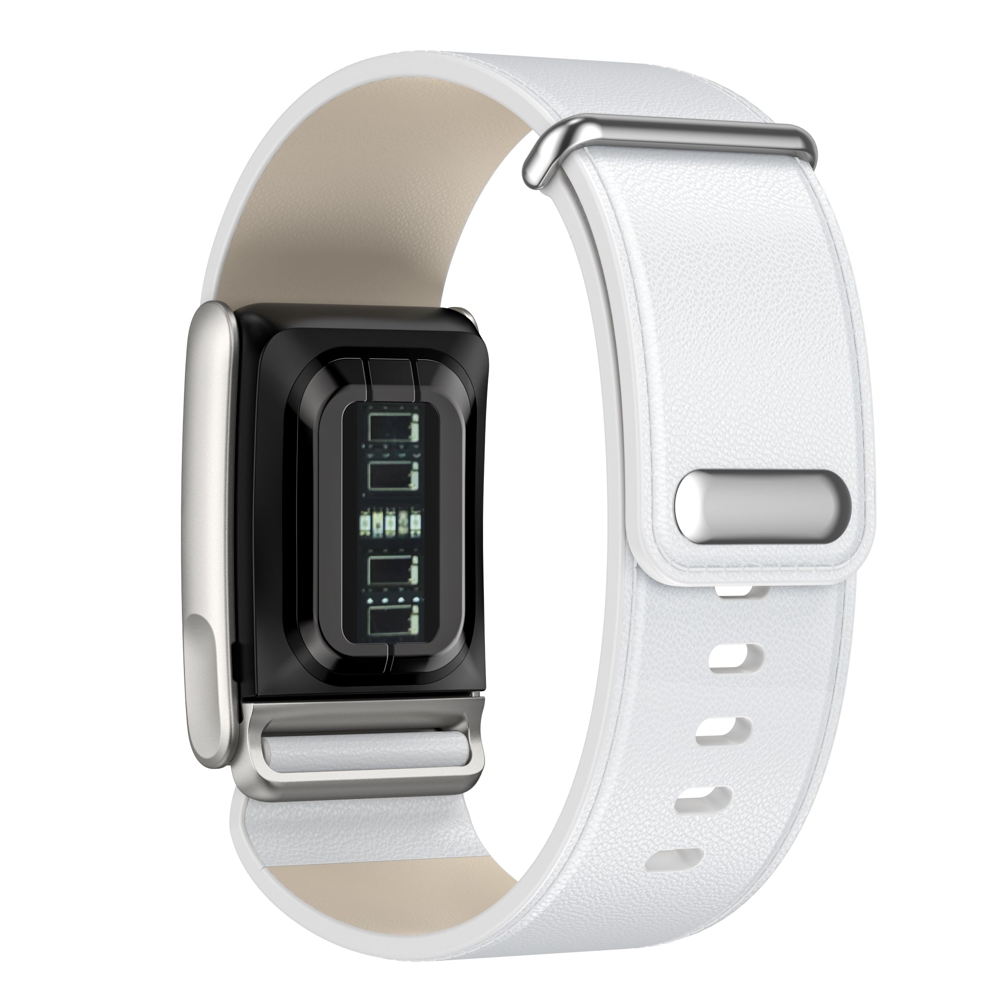 Whoop MG Leather Strap (White)