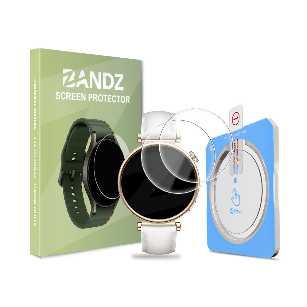 Bandz Huawei Watch GT 4 - 41mm screenprotector met One-Click tool