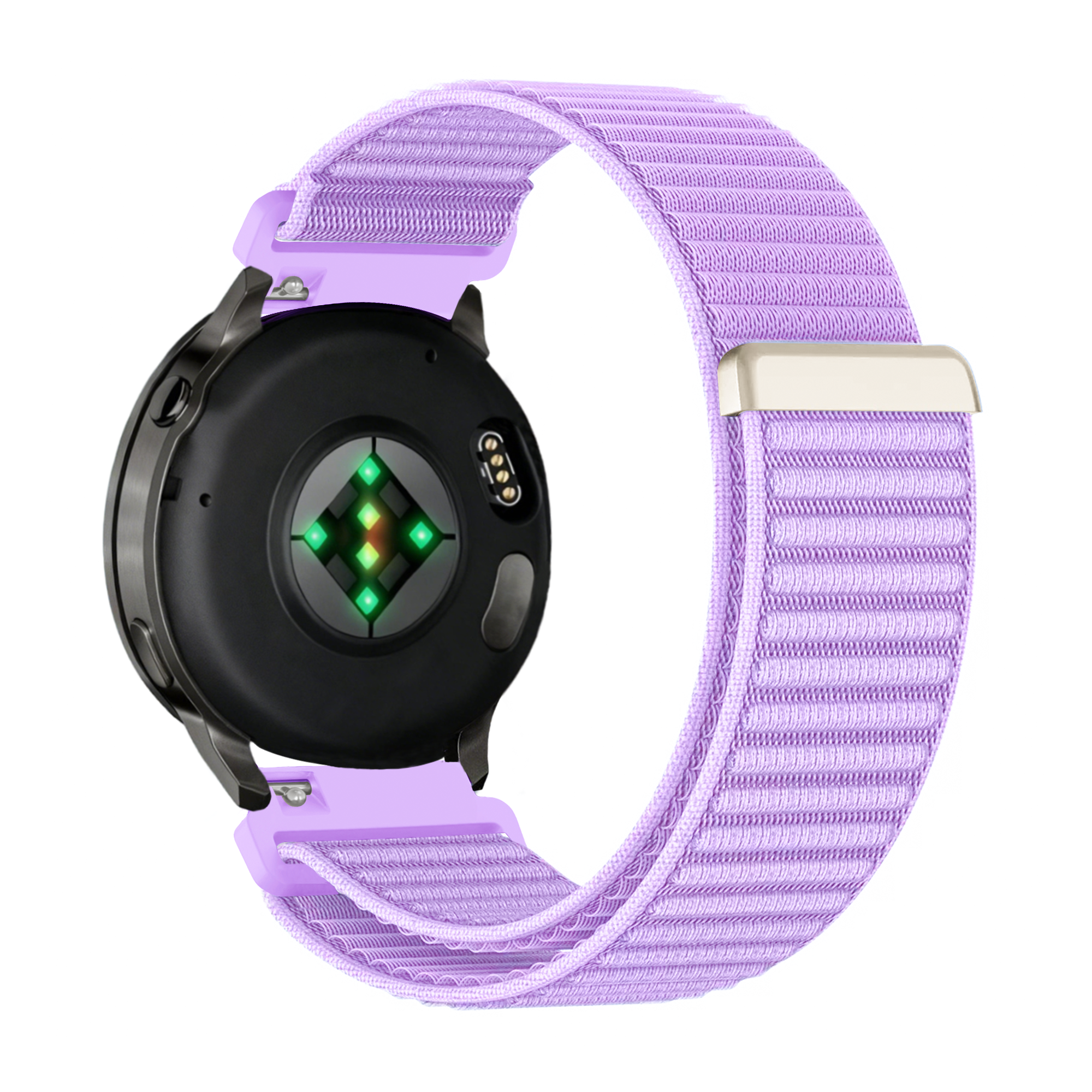 Bandz Garmin Forerunner 645 nylon band 'Wave' (lichtpaars)