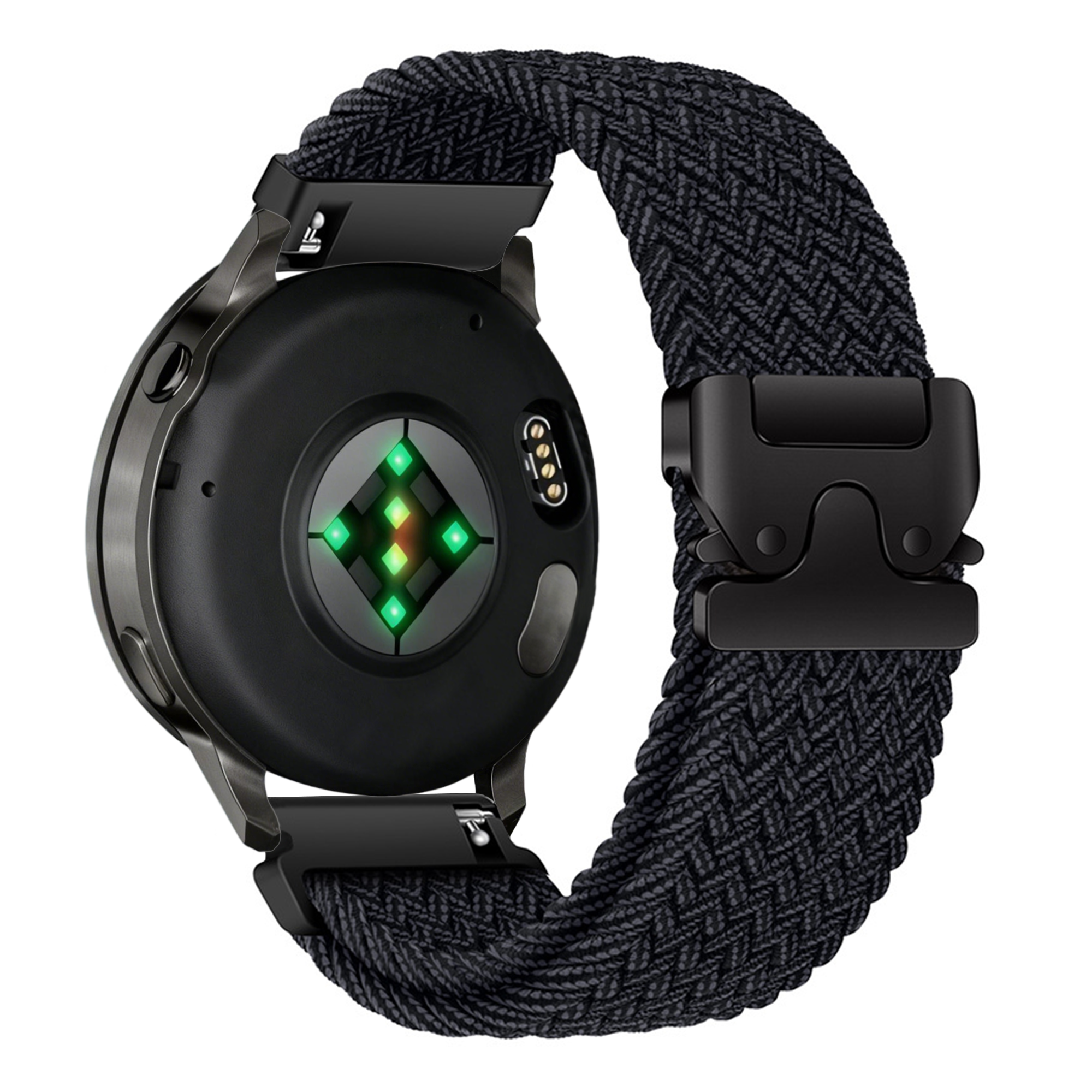 Bandz Garmin Forerunner 265 gevlochten band 'Parachute' (grafiet)