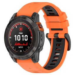 Garmin Instinct 3 - 45mm sport gesp band (oranje/zwart)
