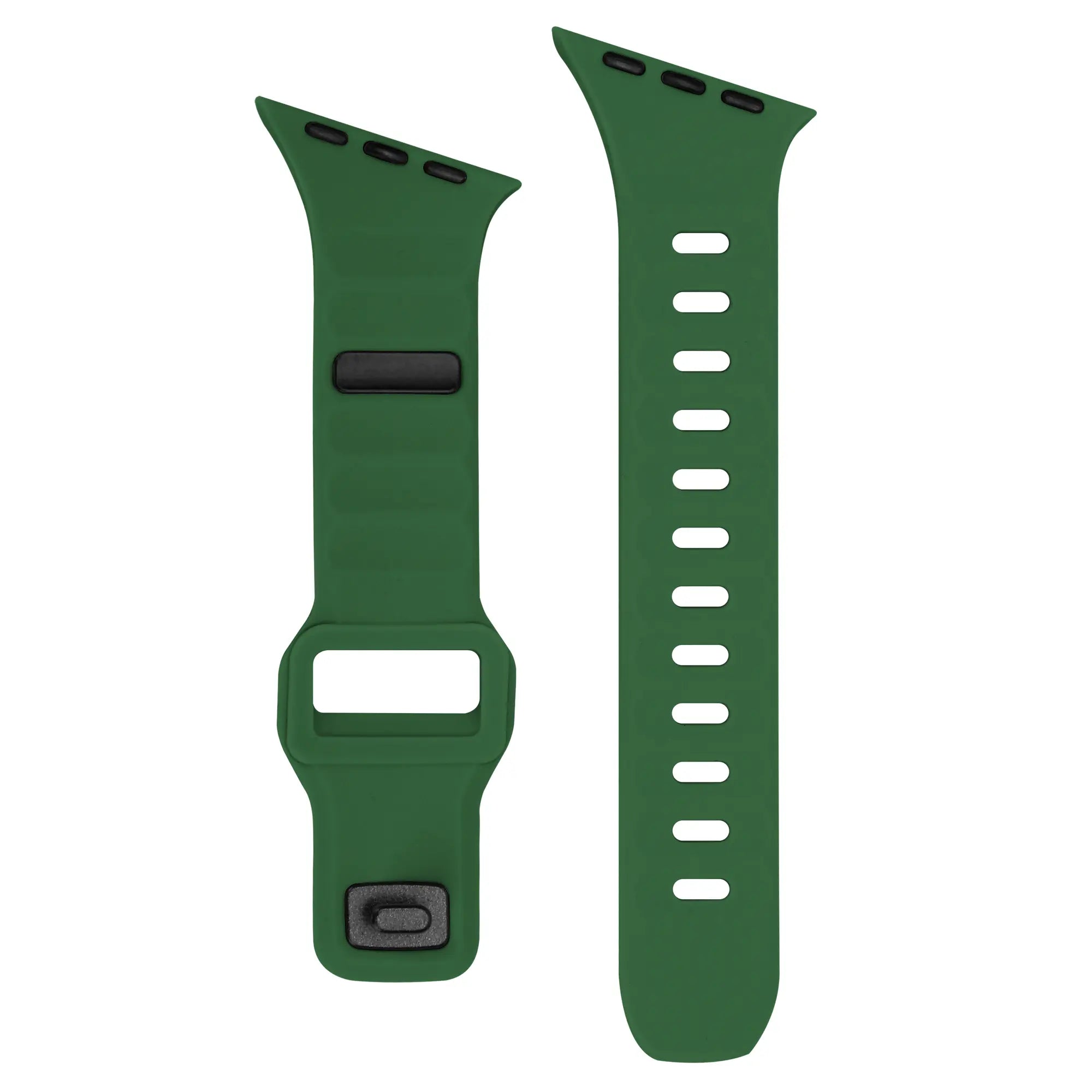 Apple Watch tilted sport band (donkergroen)